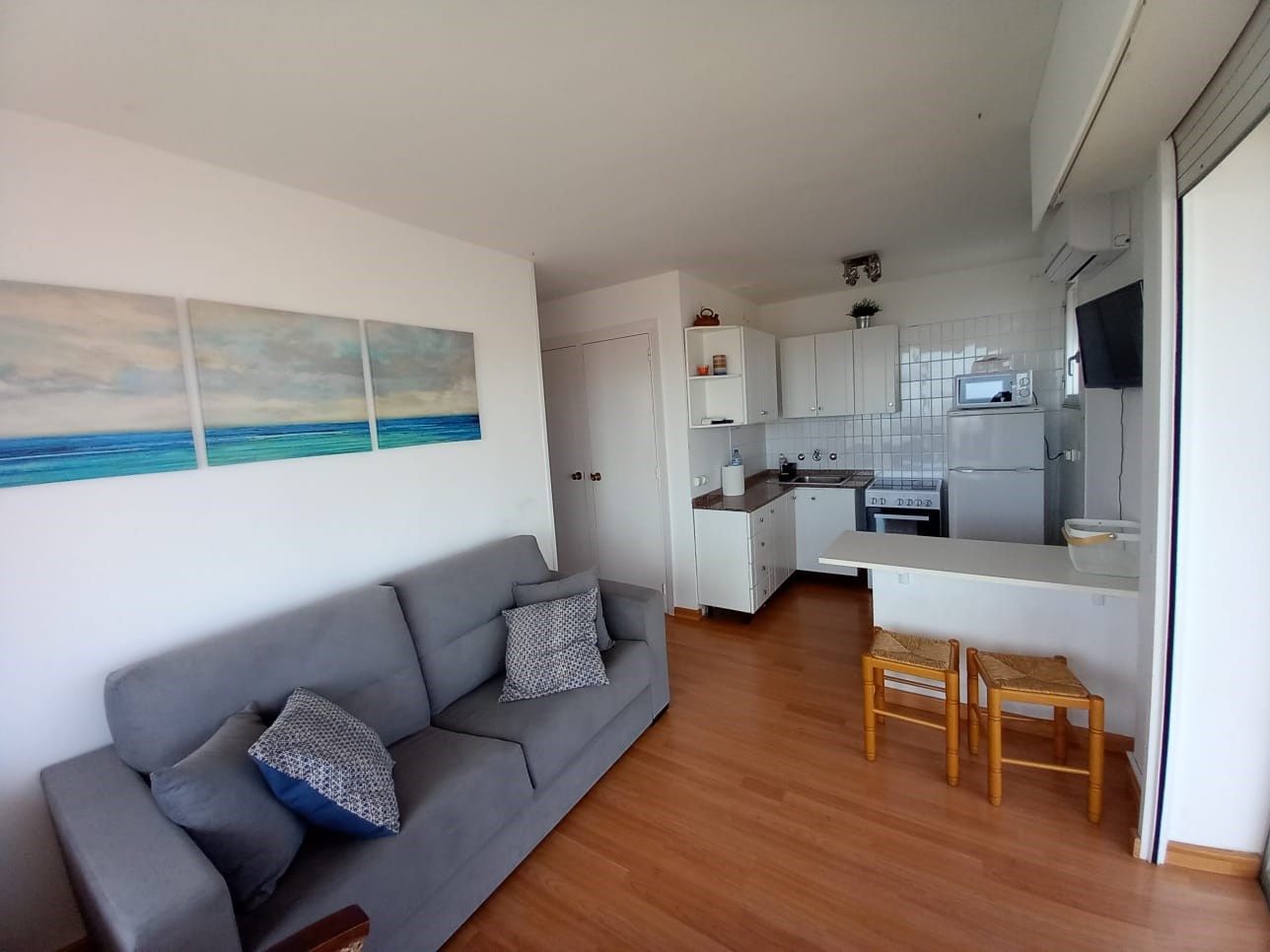 Sala d'estar de Pis en venda en Palamós amb Terrassa i Moblat
