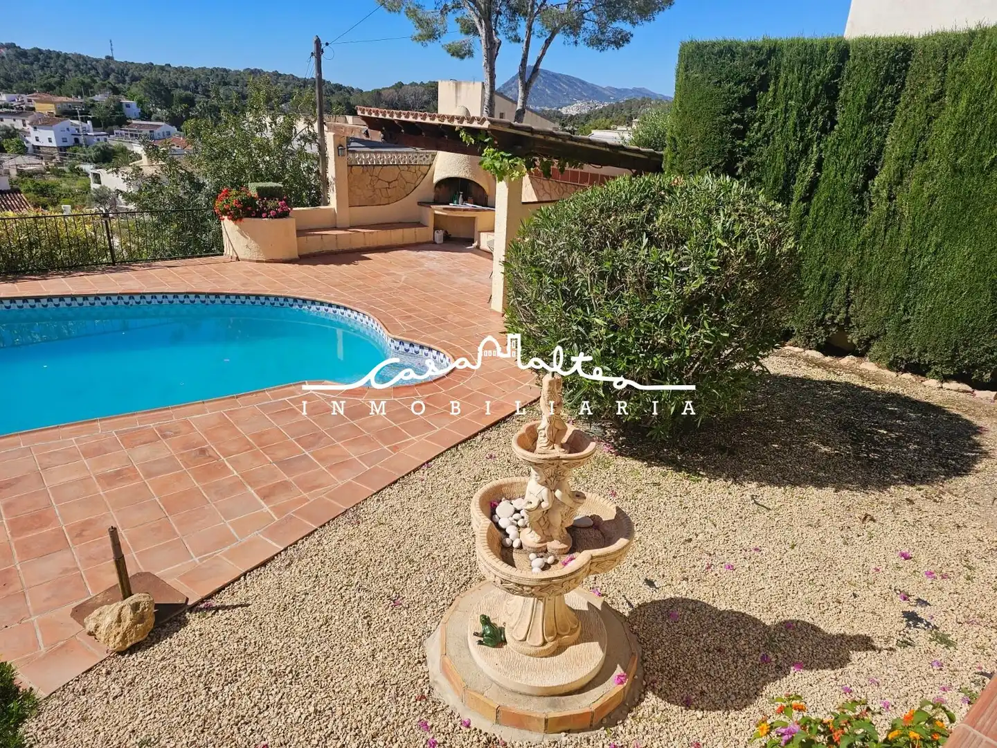 Vista exterior de Casa o chalet en venta en Altea con Aire acondicionado, Jardín privado y Terraza