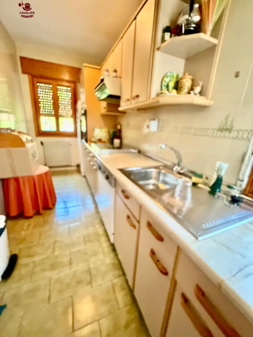 Cuina de Casa o xalet en venda en Guadarrama amb Calefacció, Jardí privat i Terrassa