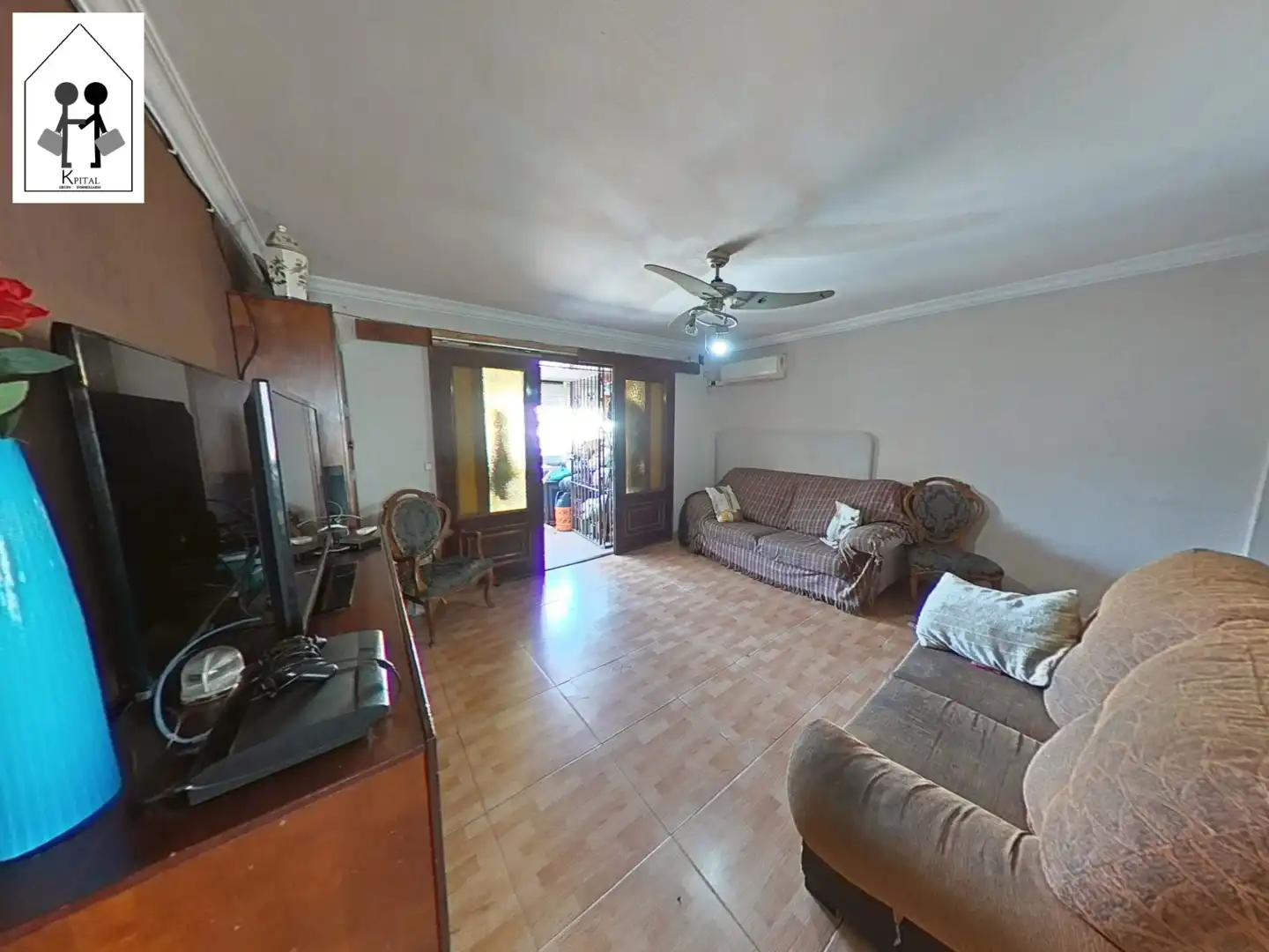 Sala de estar de Piso en venta en Dos Hermanas con Aire acondicionado, Calefacción y Balcón