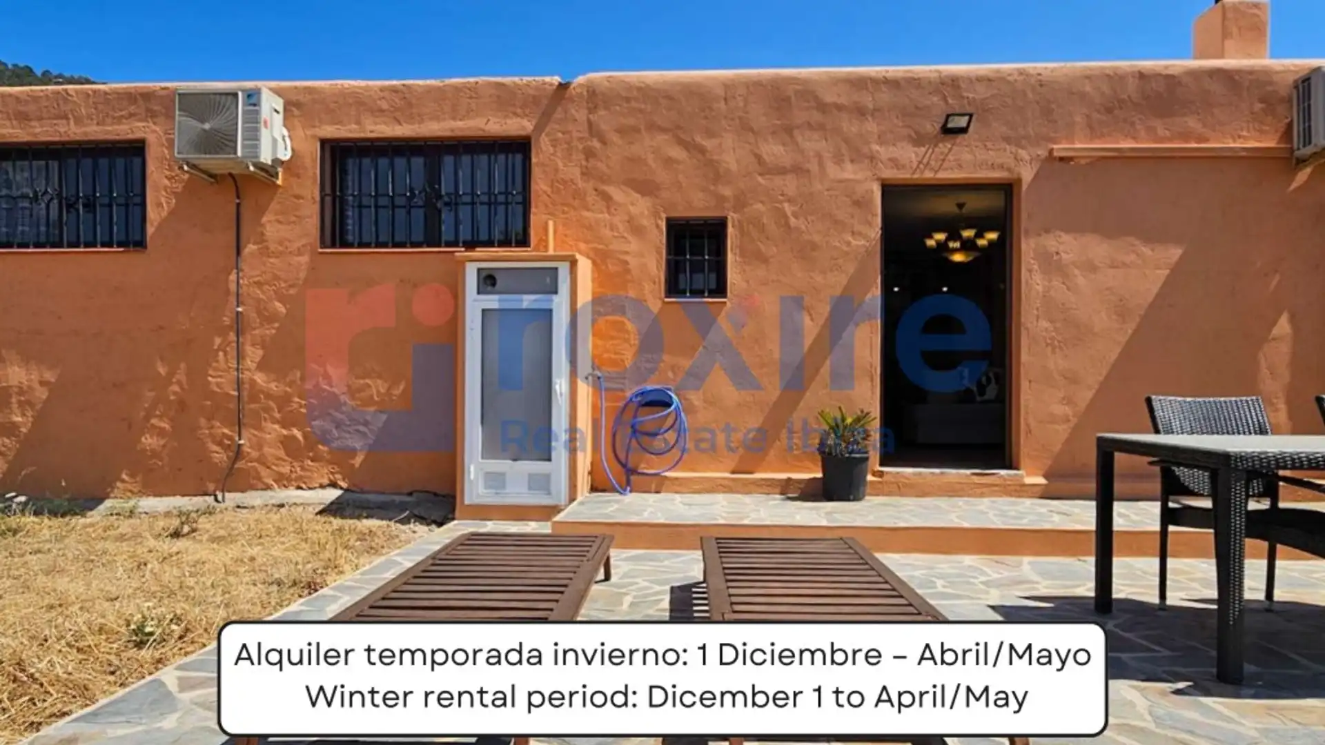 Vista exterior de Casa o chalet de alquiler en Sant Josep de sa Talaia con Aire acondicionado, Jardín privado y Terraza