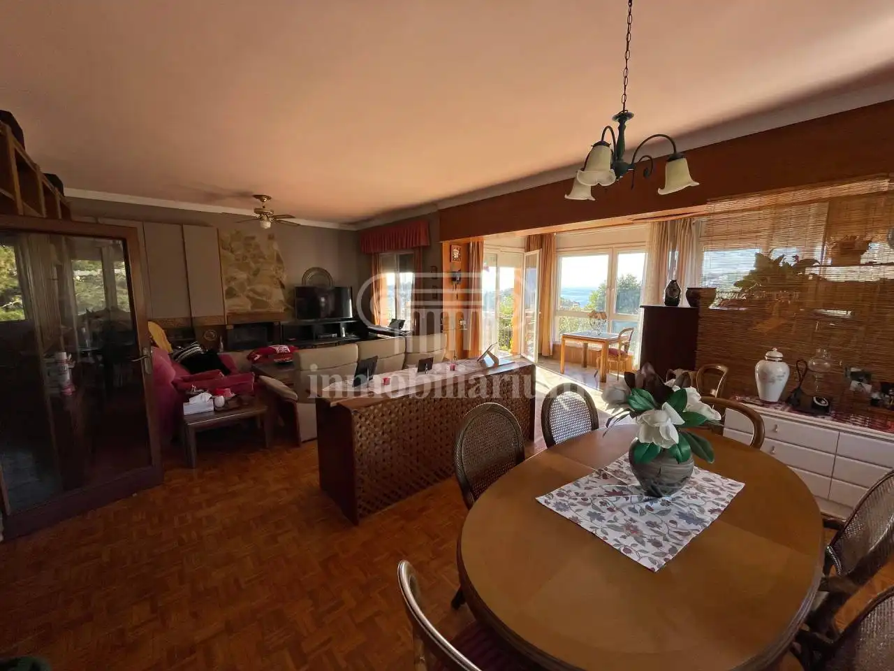 Sala d'estar de Casa o xalet en venda en Lloret de Mar amb Calefacció, Jardí privat i Terrassa