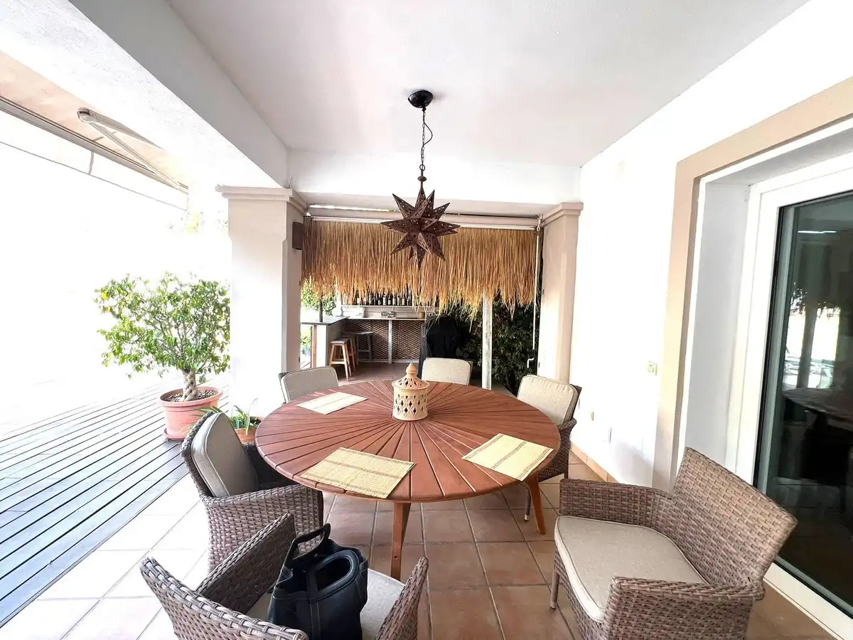 Terrassa de Casa o xalet en venda en Mijas amb Aire condicionat, Calefacció i Jardí privat