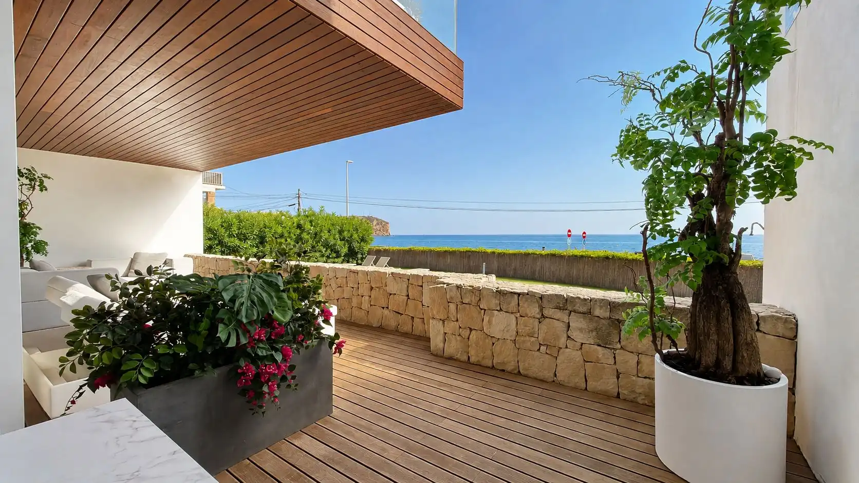 Terraza de Apartamento de alquiler en Jávea / Xàbia con Aire acondicionado, Calefacción y Terraza