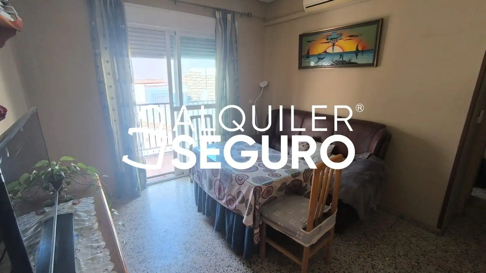 Bedroom of Flat for rent in Málaga  with Air Conditioner and Furnished