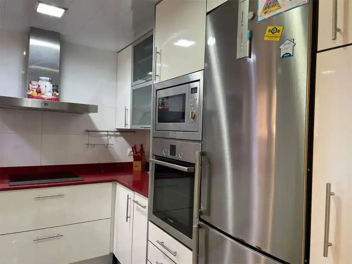 Kitchen of Flat for rent in Tarragona  with Air Conditioner, Private garden and Swimming Pool