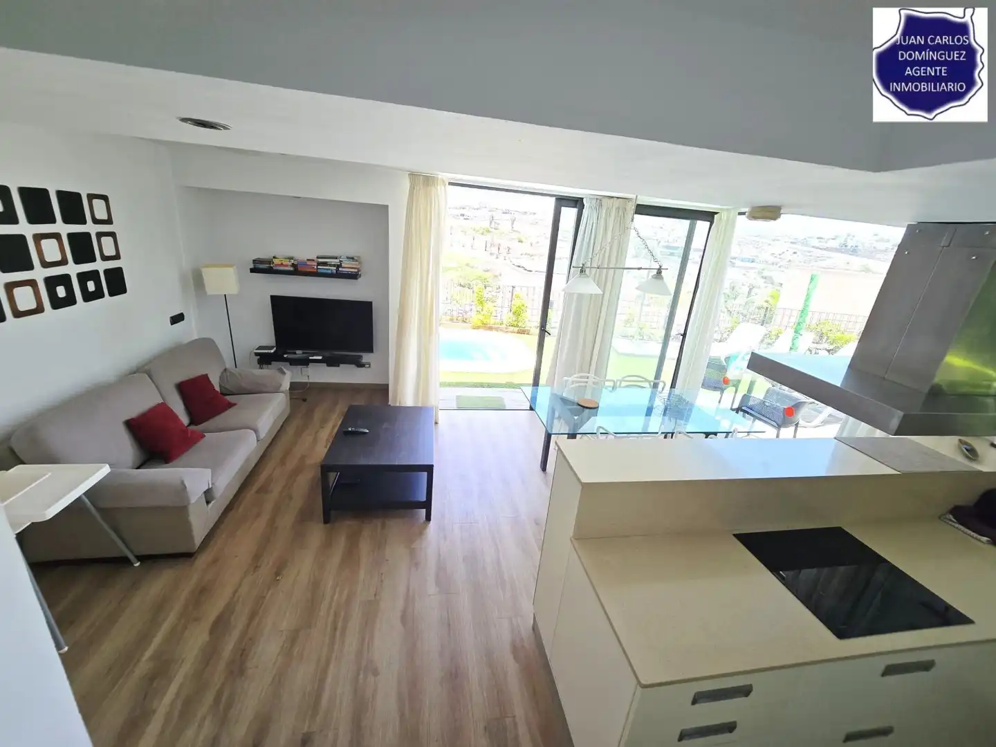 Wohnzimmer von Haus oder Chalet zum Verkauf in San Bartolomé de Tirajana mit Klimaanlage, Privatgarten und Terrasse