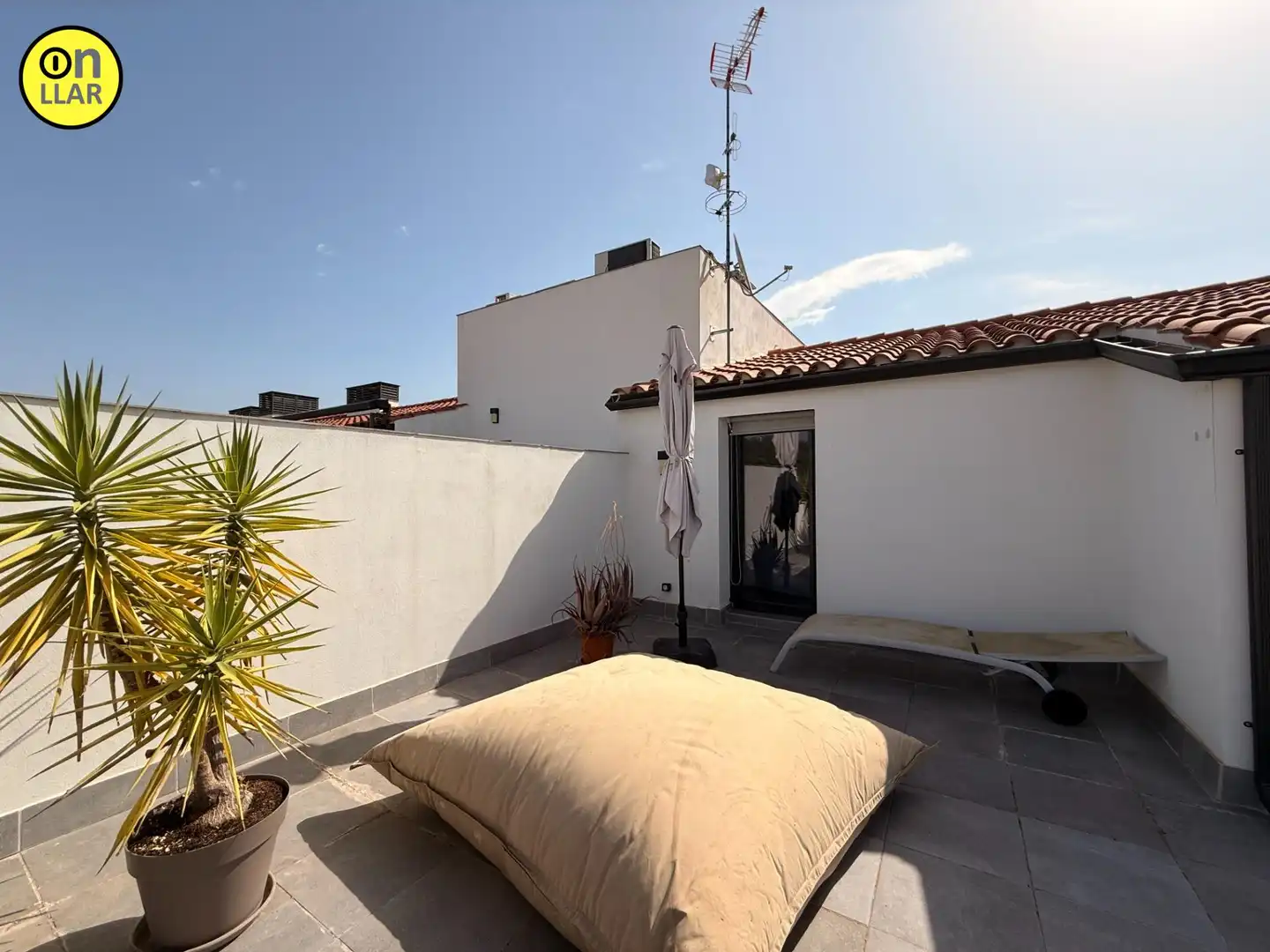 Terraza de Piso de alquiler en La Garriga con Parquet, Terraza y Trastero