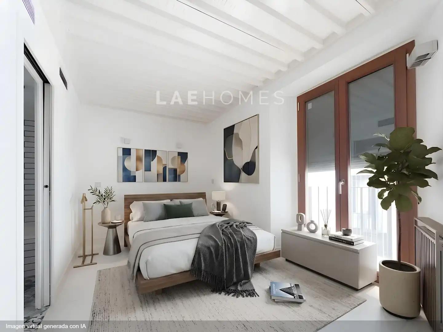 Schlafzimmer von Maisonette zum Verkauf in Sevilla mit Klimaanlage, Heizung und Terrasse