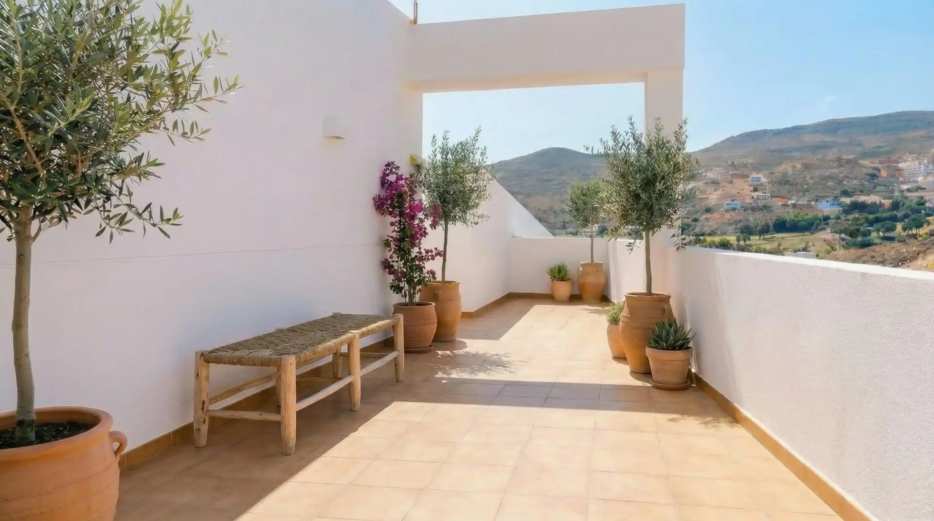 Terraza de Casa o chalet en venta en Vícar con Terraza y Piscina comunitaria
