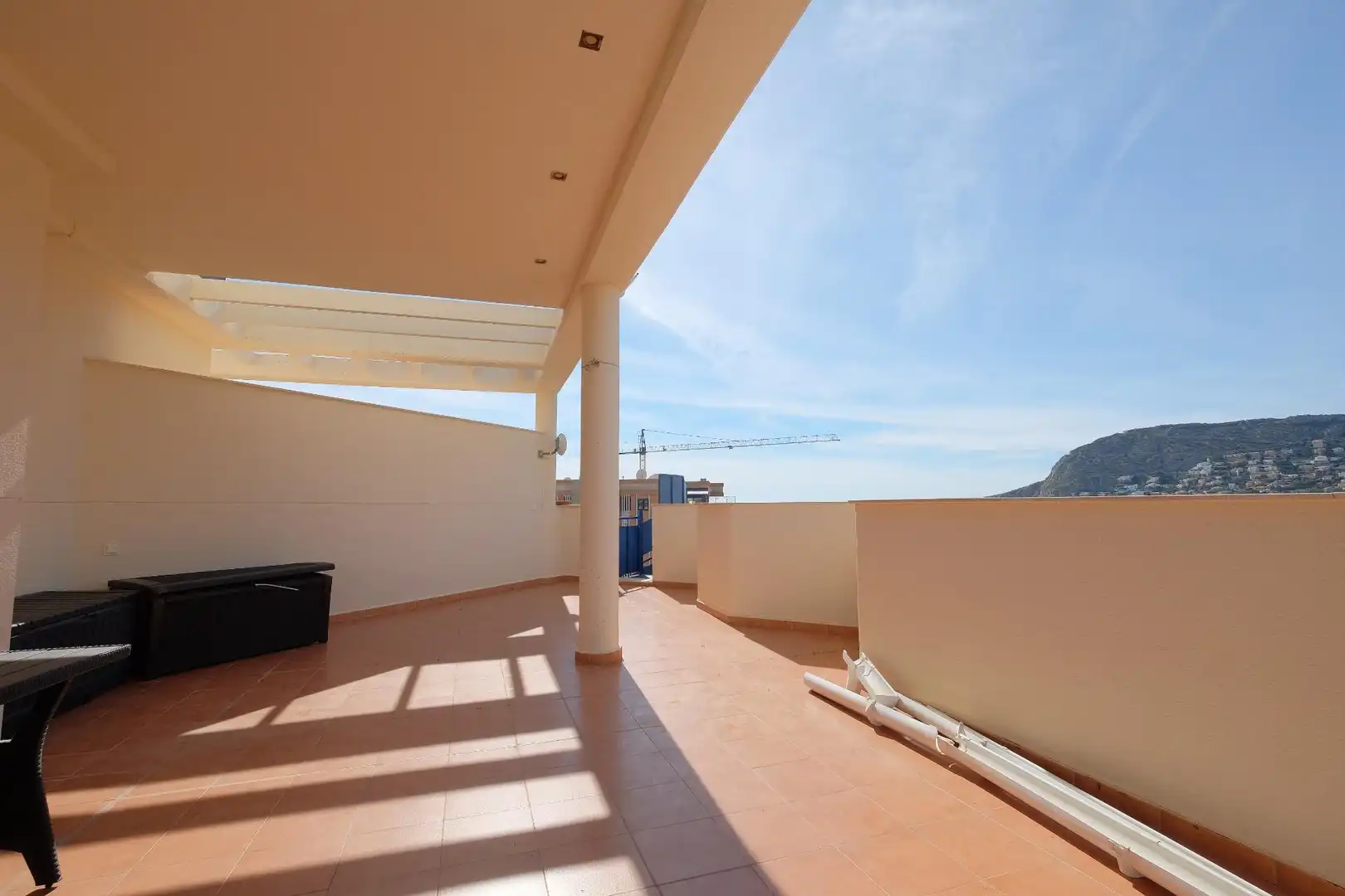 Terrace of Attic for sale in Calpe / Calp  with Air Conditioner, Heating and Private garden