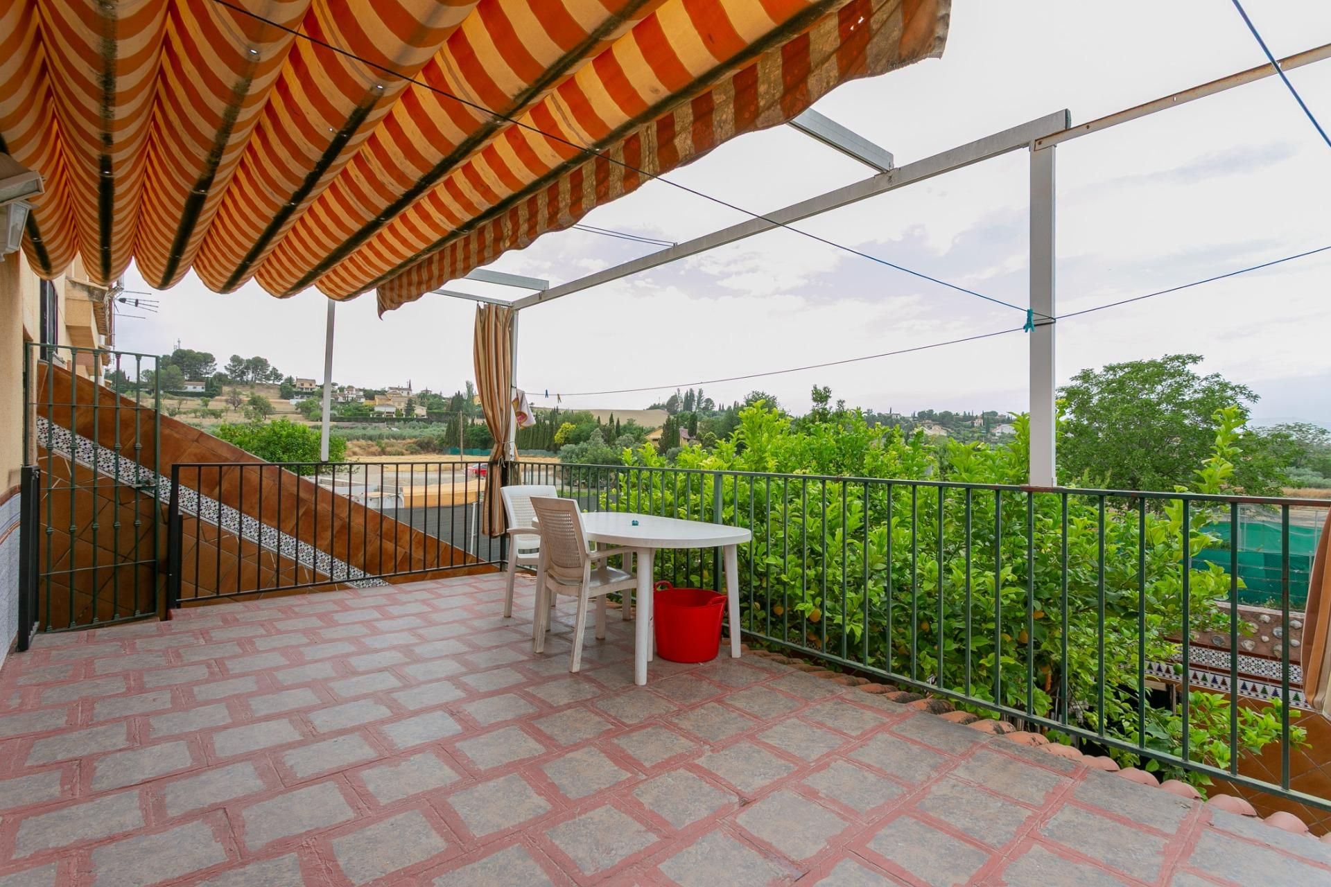 Terrace of Single-family semi-detached for sale in Las Gabias  with Heating, Terrace and Storage room