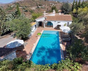 Exterior view of Country house for sale in Cómpeta  with Air Conditioner and Swimming Pool