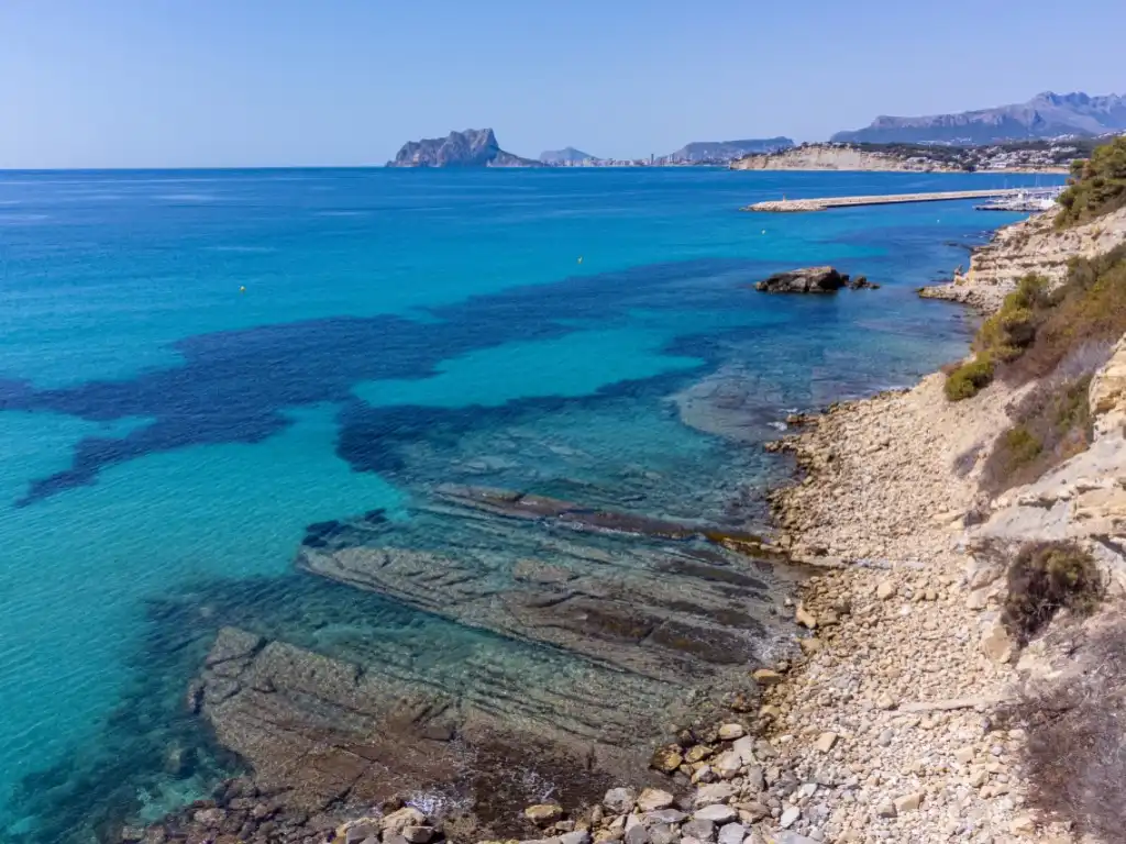 Exterior view of Houses for sale in Moraira  with Air Conditioner, Swimming Pool and Oven