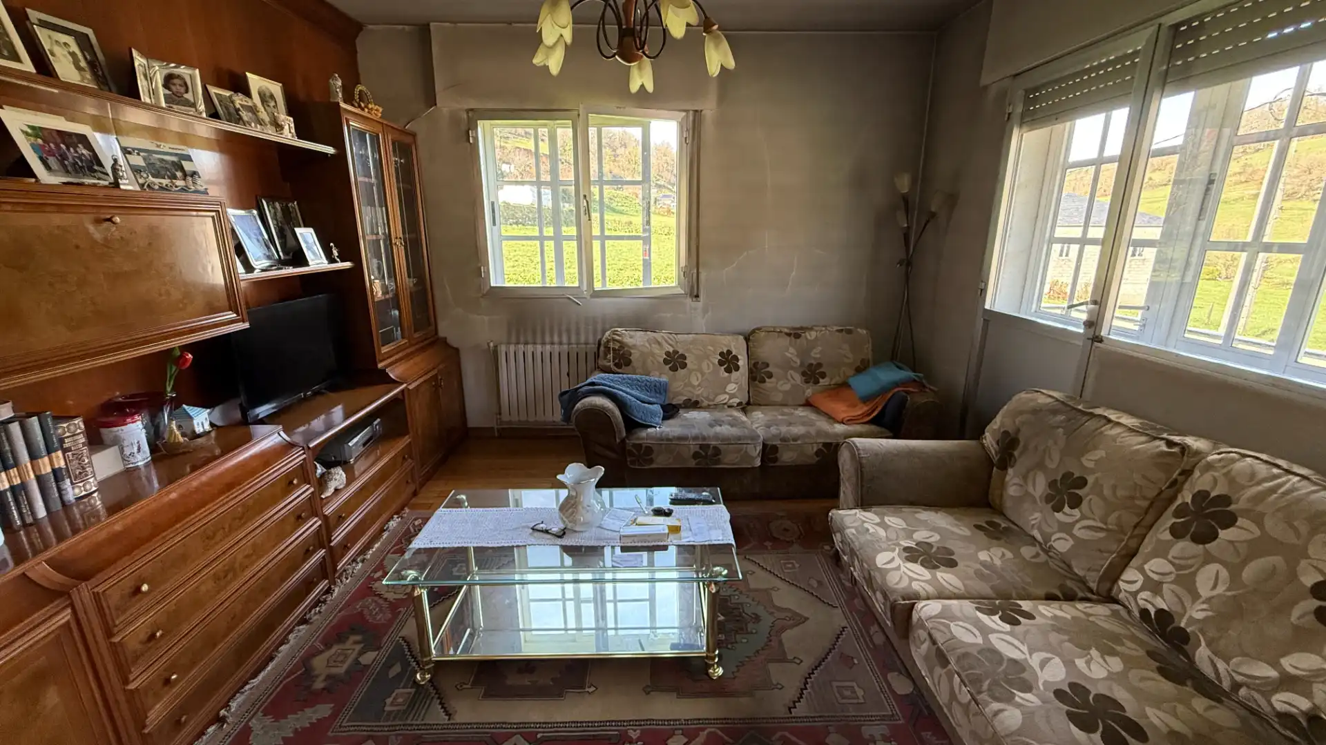 Sala de estar de Casa o chalet en venta en Becerreá con Amueblado