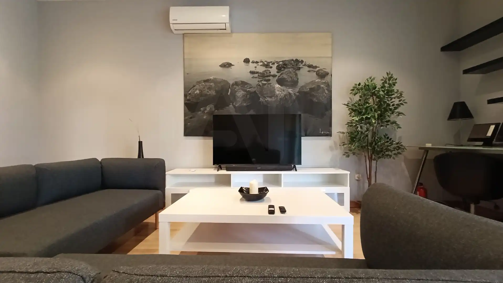 Wohnzimmer von Wohnung zur Miete in Madrid mit Klimaanlage und Heizung