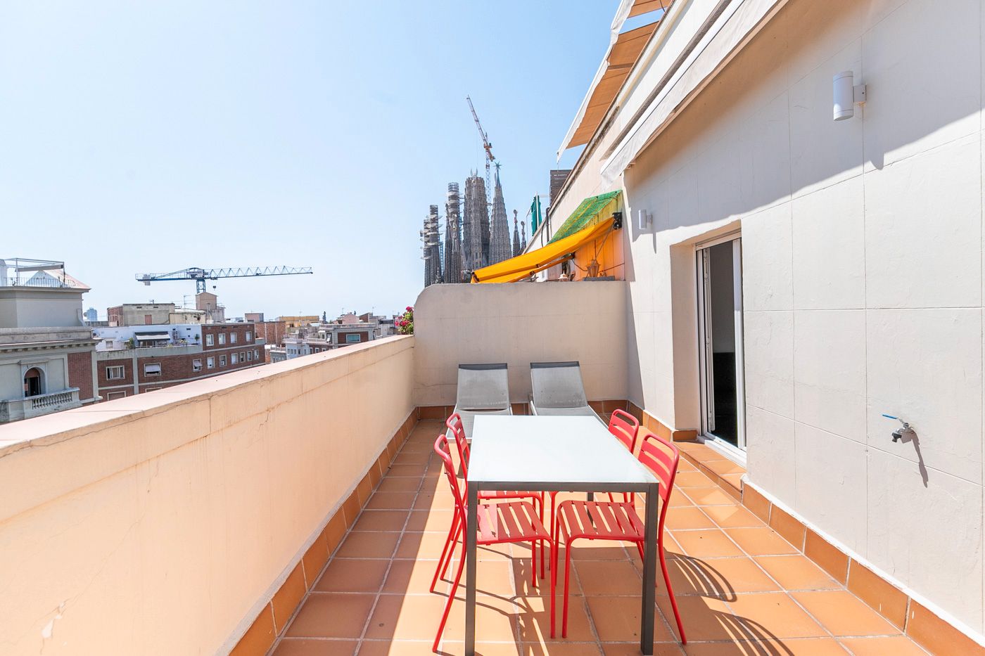 Terrassa de Àtic de lloguer en  Barcelona Capital amb Aire condicionat, Terrassa i Moblat
