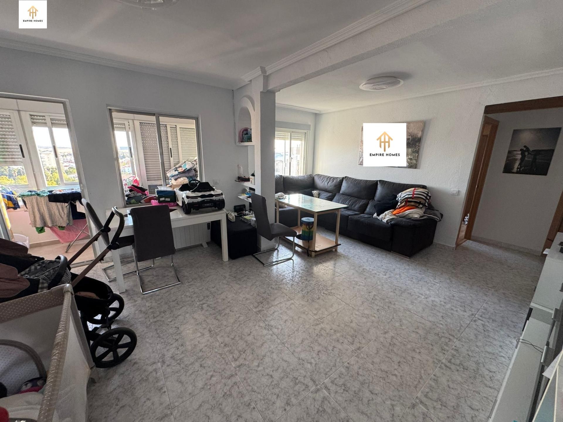 Sala d'estar de Pis en venda en Cáceres Capital amb Aire condicionat, Calefacció i Terrassa