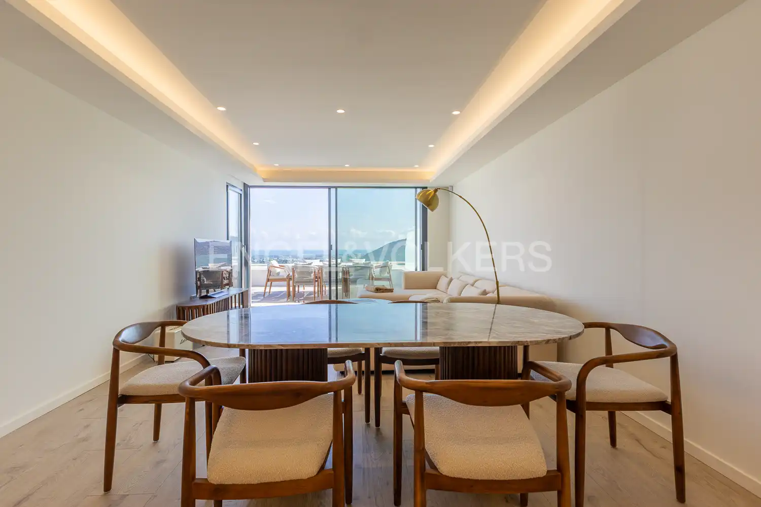 Dining room of Apartments for rent in Pedreguer  with Air Conditioner, Heating and Terrace