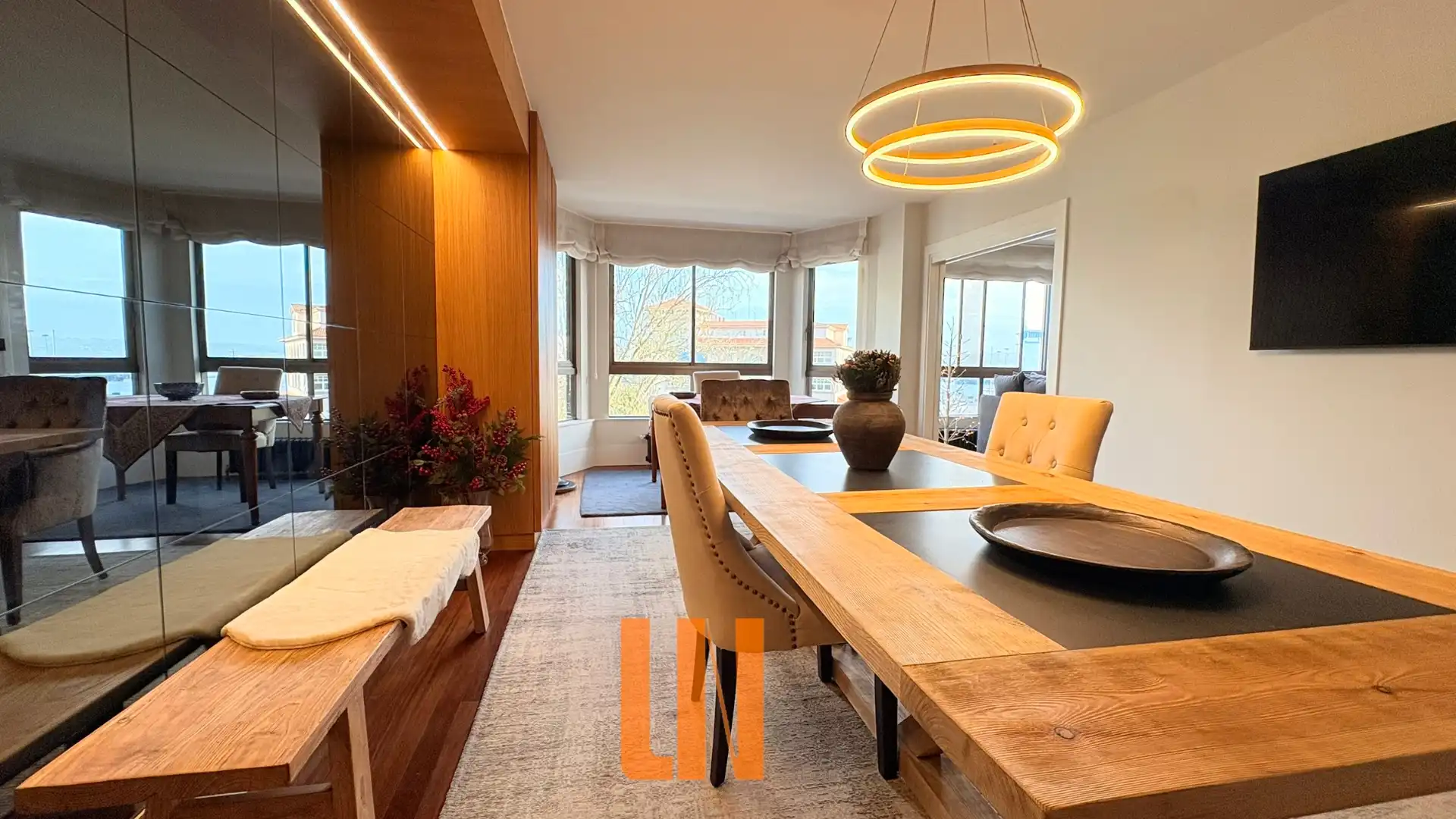 Esszimmer von Wohnung zum Verkauf in A Coruña Capital  mit Heizung, Ofen und Waschmaschine