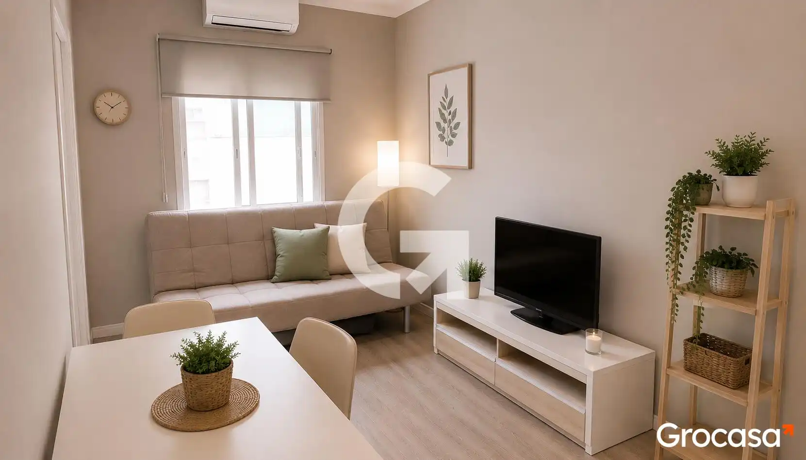 Living room of Flat for sale in L'Hospitalet de Llobregat  with Air Conditioner, Oven and Washing machine