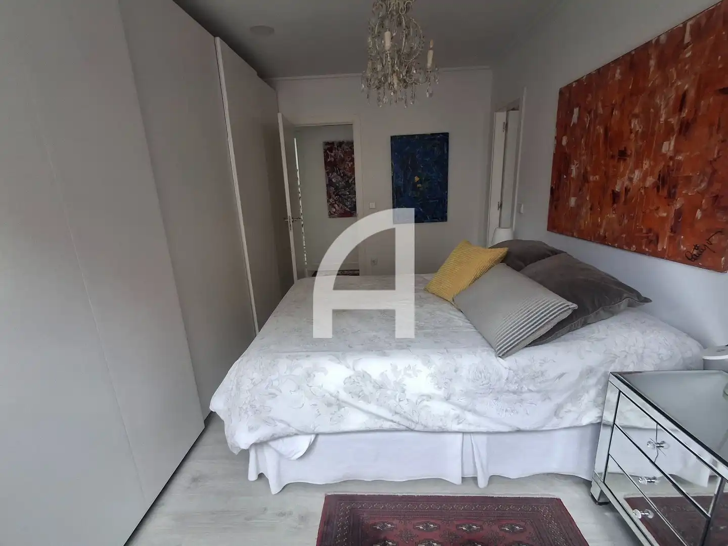 Bedroom of Flat for sale in Vigo   with Heating and Furnished
