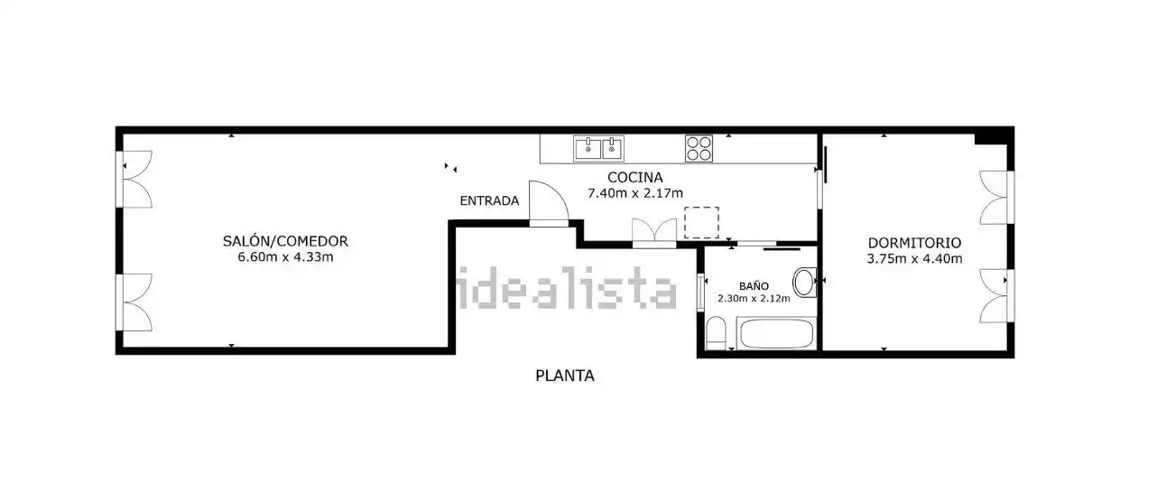 Flat for rent in Barcelona  with Air Conditioner, Heating and Terrace