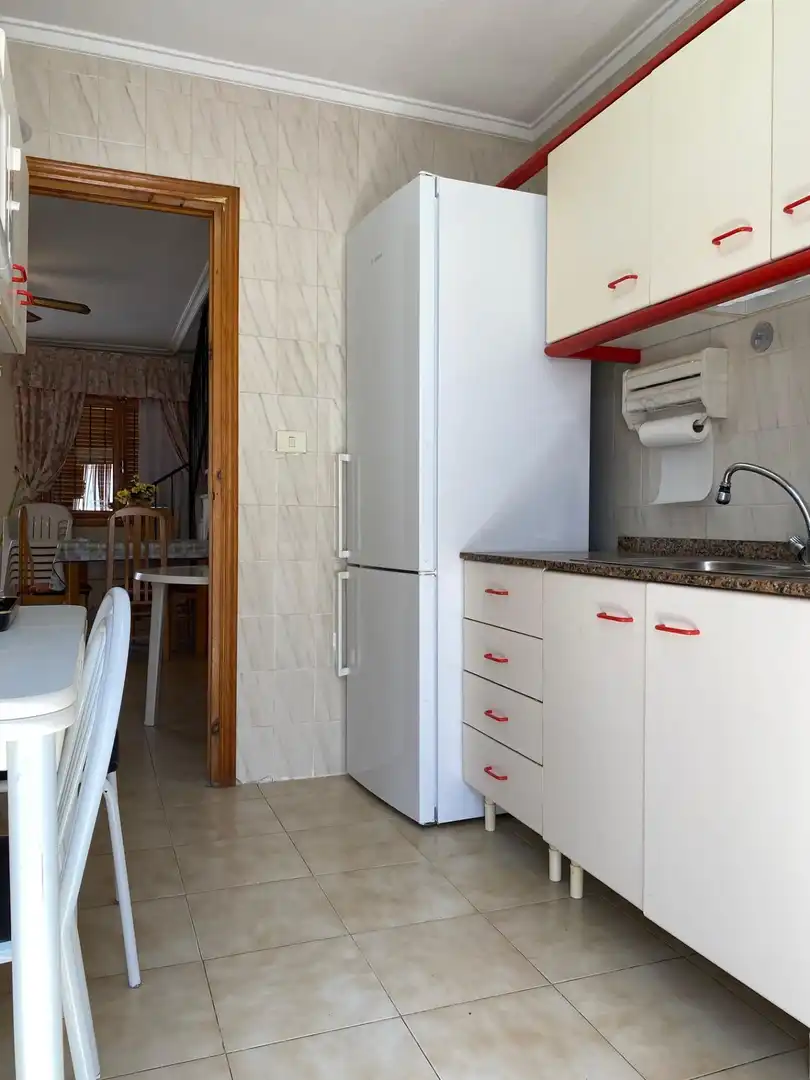 Küche von Maisonette zur Miete in San Pedro del Pinatar mit Klimaanlage, Heizung und Privatgarten