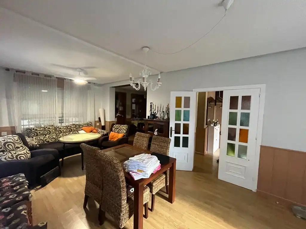 Sala d'estar de Casa o xalet en venda en Albacete amb Calefacció, Jardí privat i Parquet