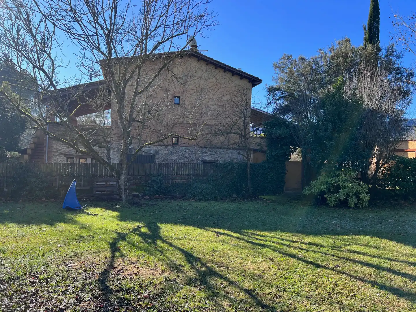 Vista exterior de Finca rústica en venda en Mieres (Girona) amb Aire condicionat, Jardí privat i Parquet