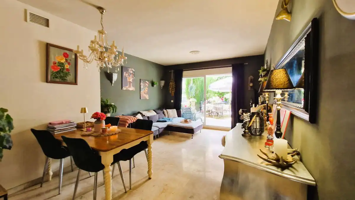 Living room of Flat for sale in San Pedro  with Air Conditioner, Private garden and Storage room
