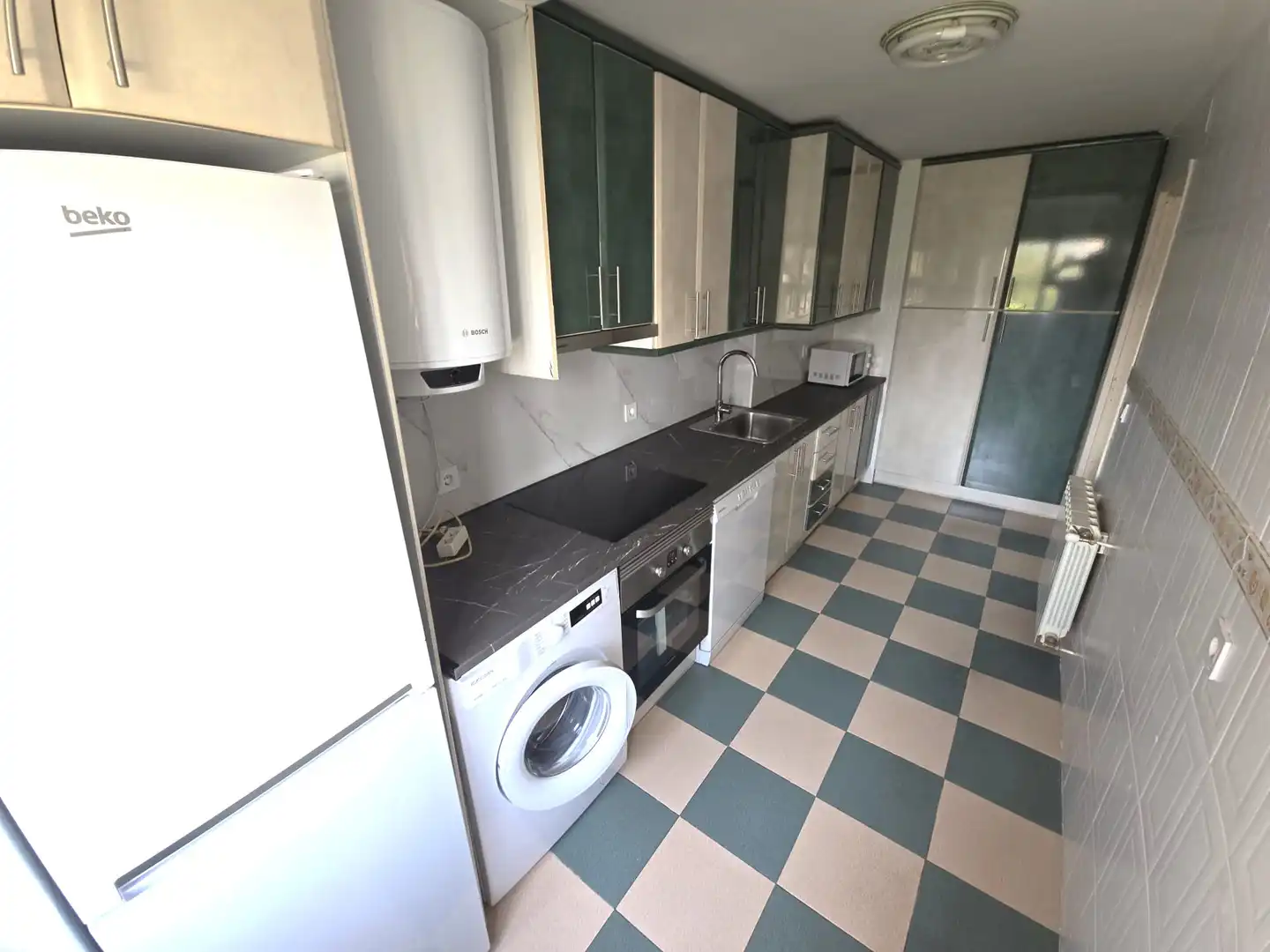 Küche von Wohnung zur Miete in Cáceres mit Klimaanlage, Heizung und Möbliert