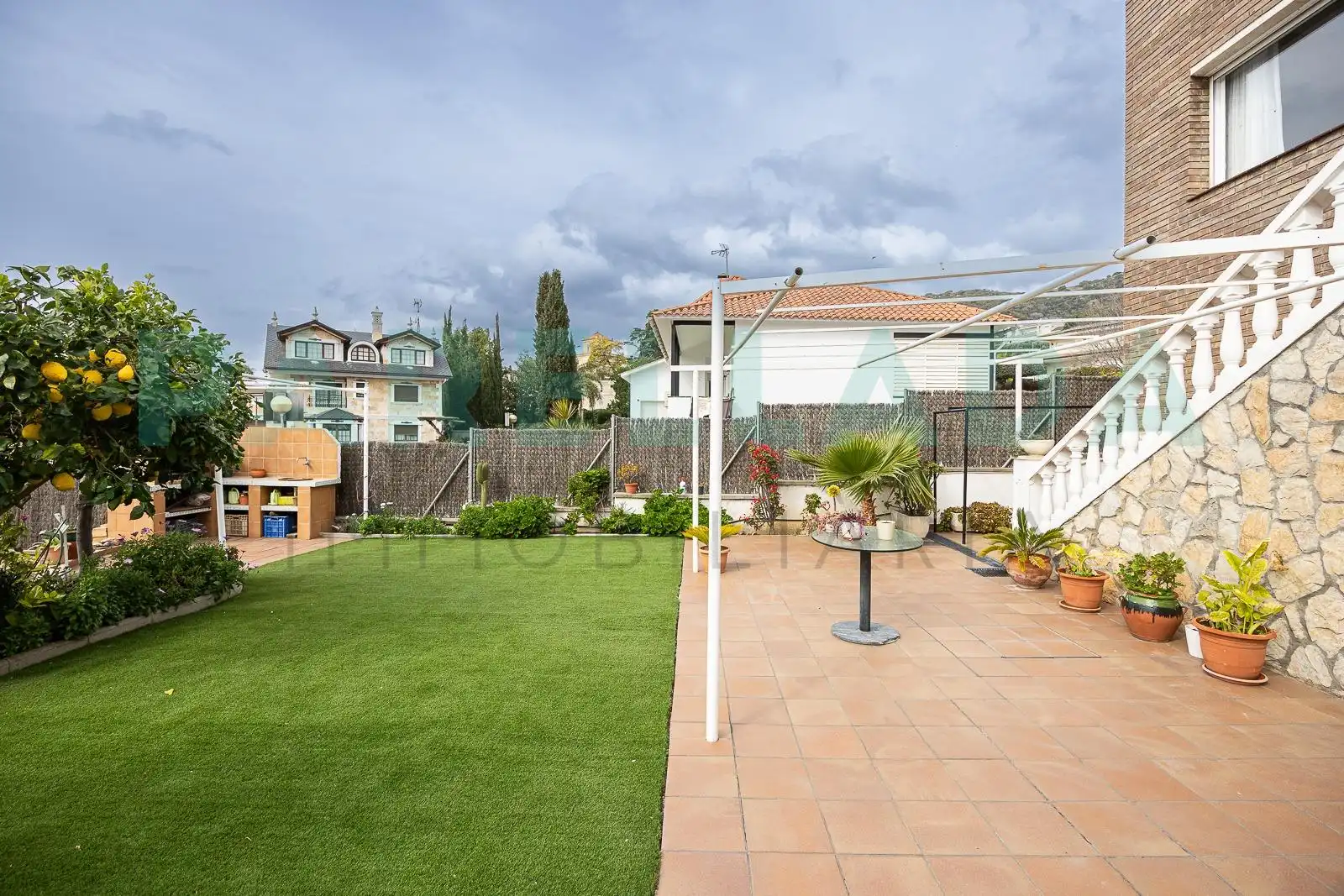 Jardín de Casa o chalet en venta en Badalona con Aire acondicionado, Calefacción y Jardín privado
