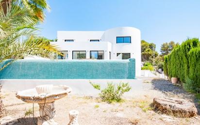 Vista exterior de Casa o xalet en venda en Moraira amb Calefacció, Jardí privat i Terrassa