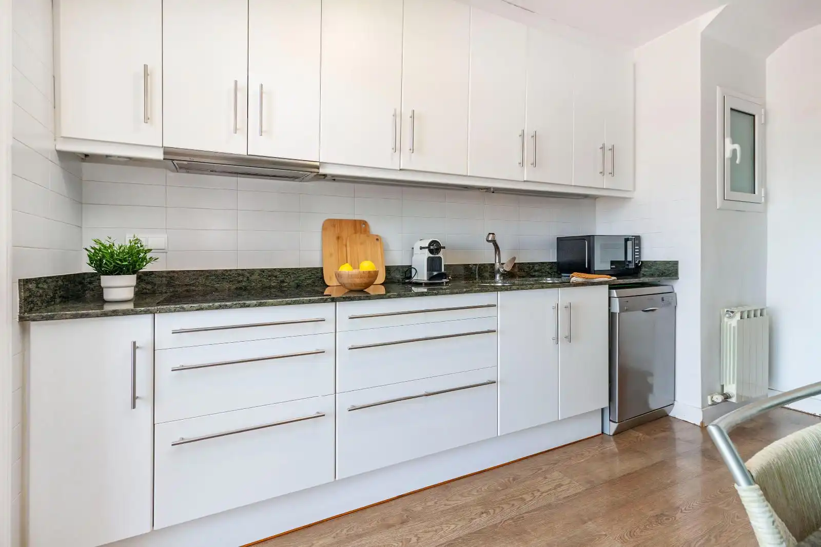 Küche von Wohnung zum Verkauf in Sabadell mit Heizung, Parkett und Terrasse