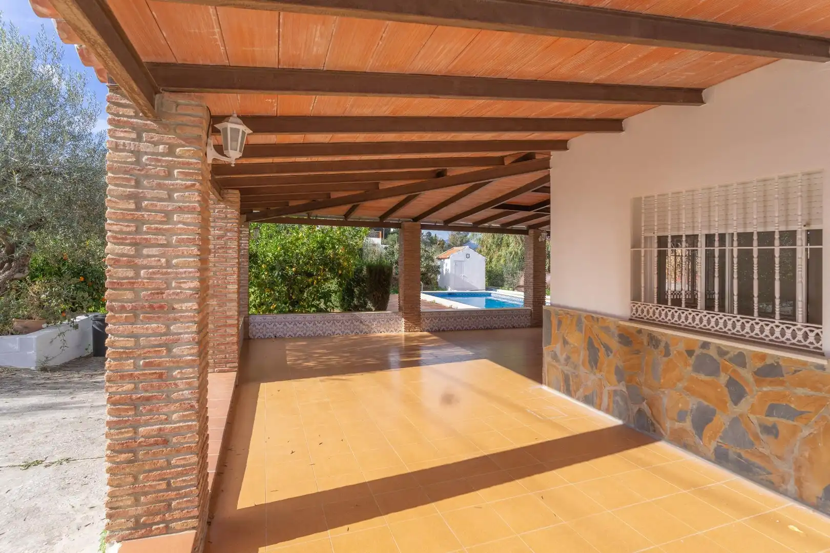 Terraza de Casa o chalet de alquiler en Alhaurín El Grande con Jardín privado, Terraza y Amueblado