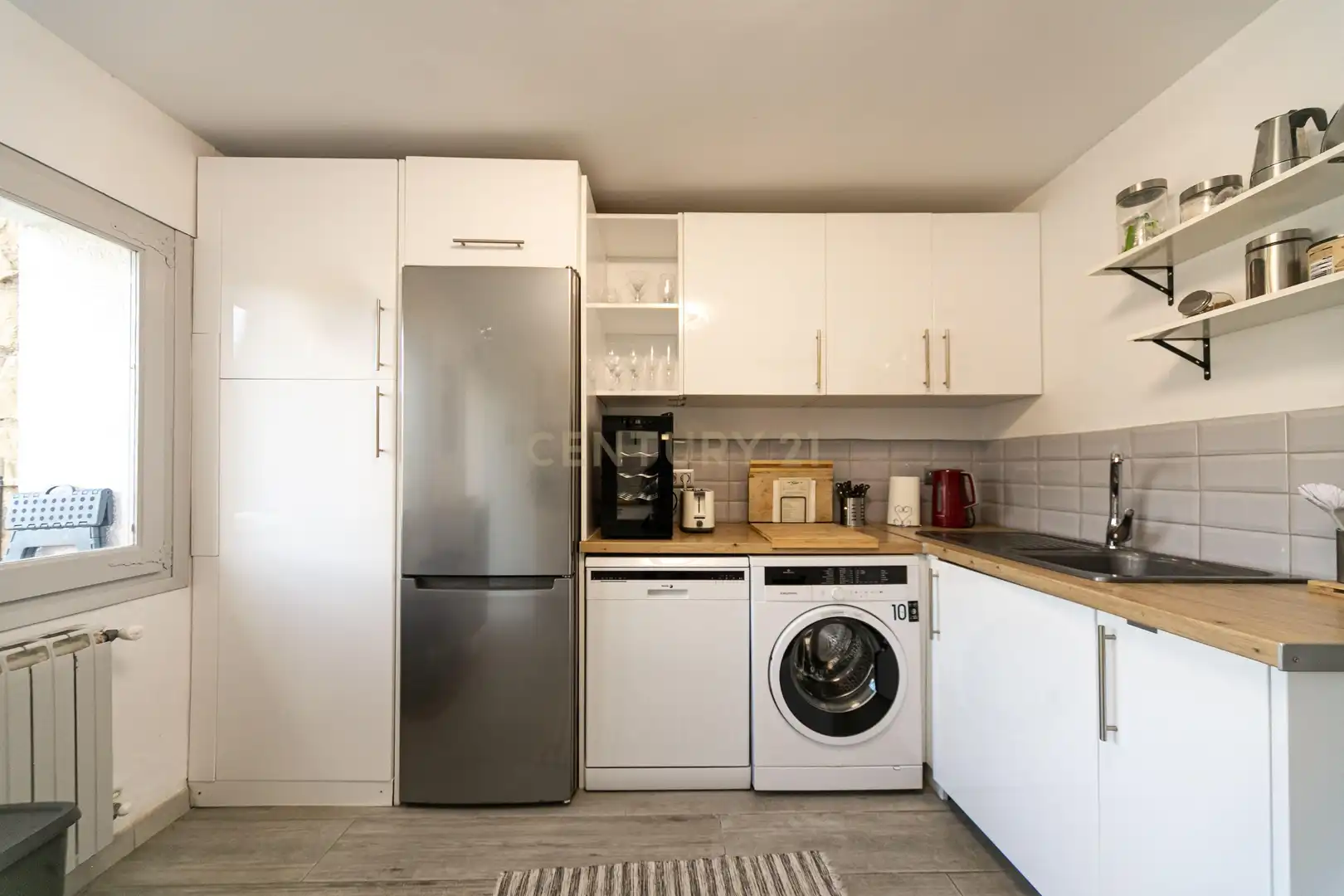 Cocina de Apartamento de alquiler en Benissa con Aire acondicionado, Trastero y Piscina