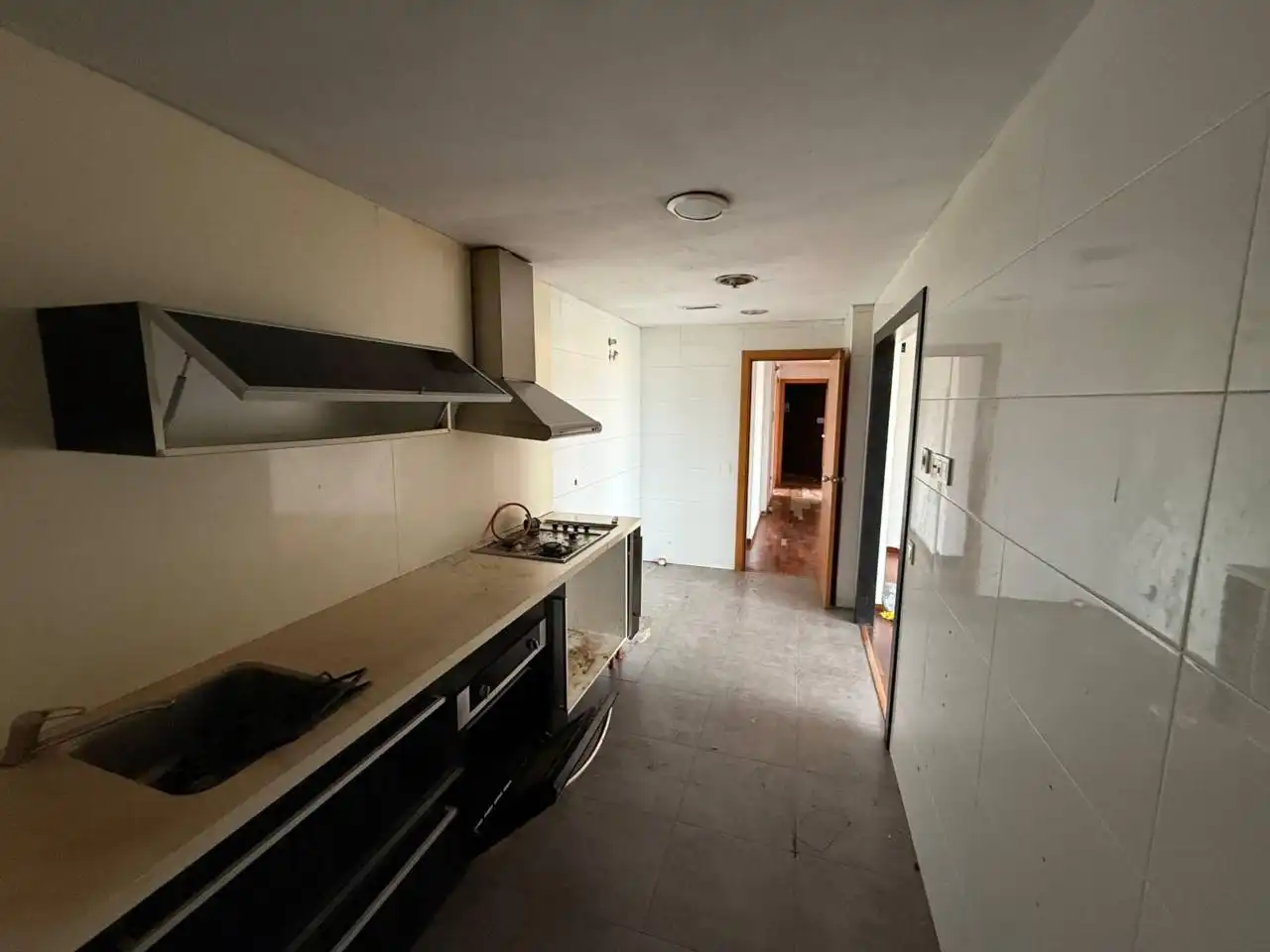 Kitchen of Flat for sale in Terrassa  with Air Conditioner, Parquet flooring and Terrace