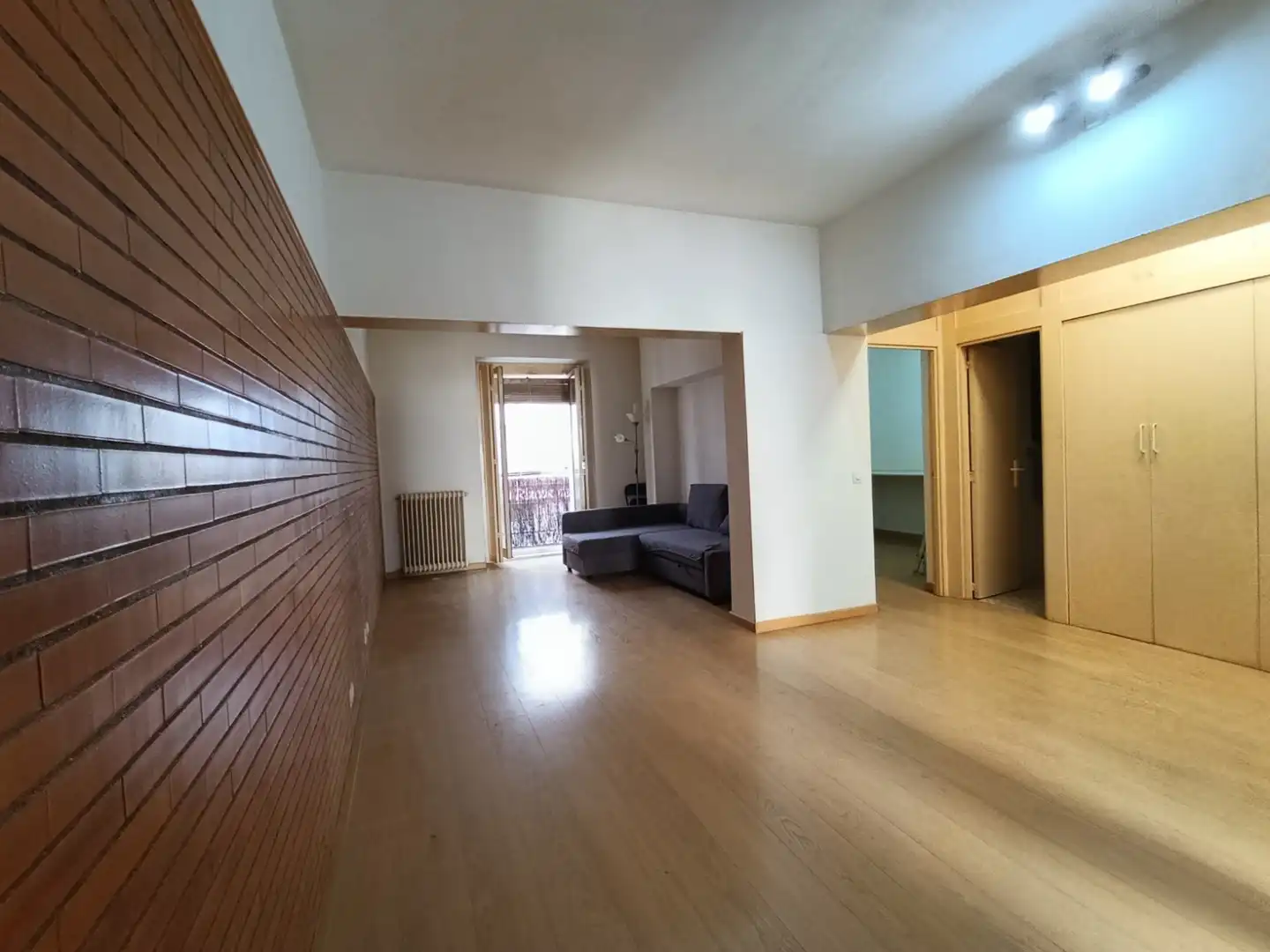 Wohnzimmer von Wohnung zur Miete in Madrid mit Klimaanlage, Heizung und Parkett