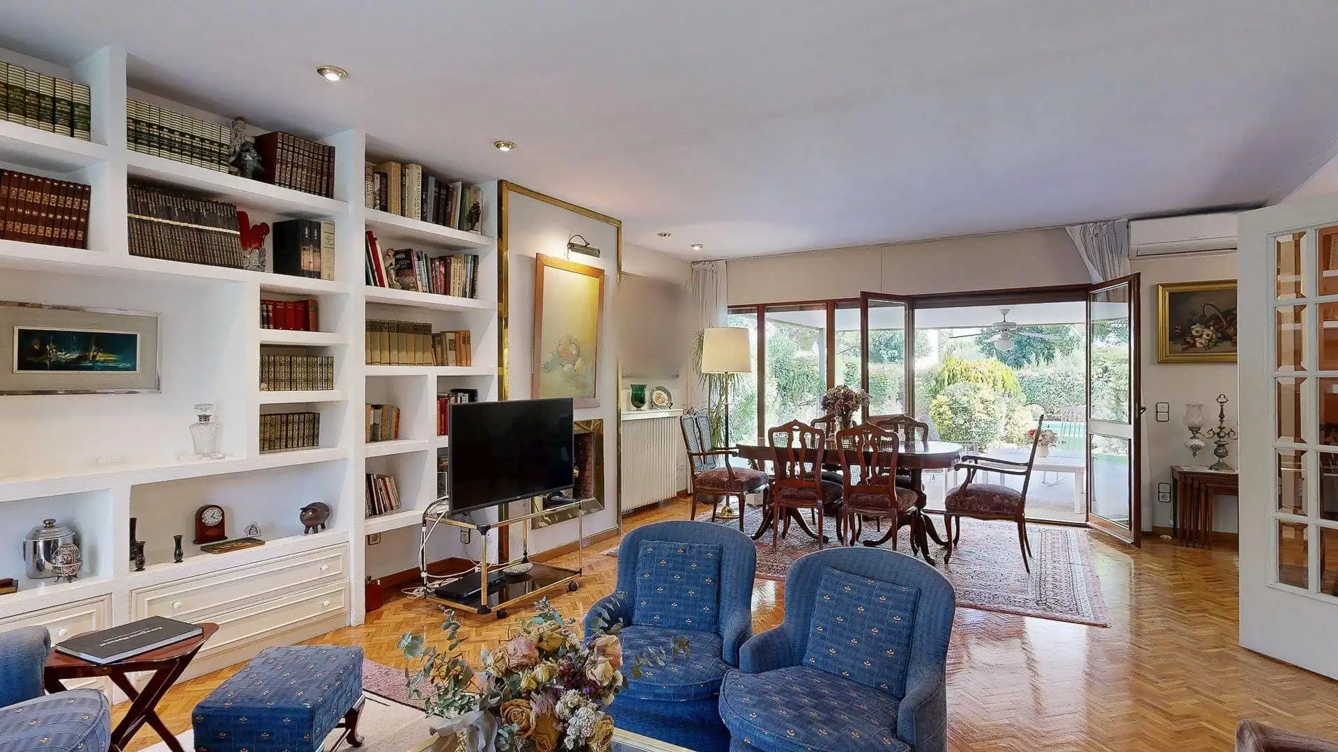 Sala de estar de Casa o chalet en venta en Zaragoza con Aire acondicionado, Calefacción y Jardín privado