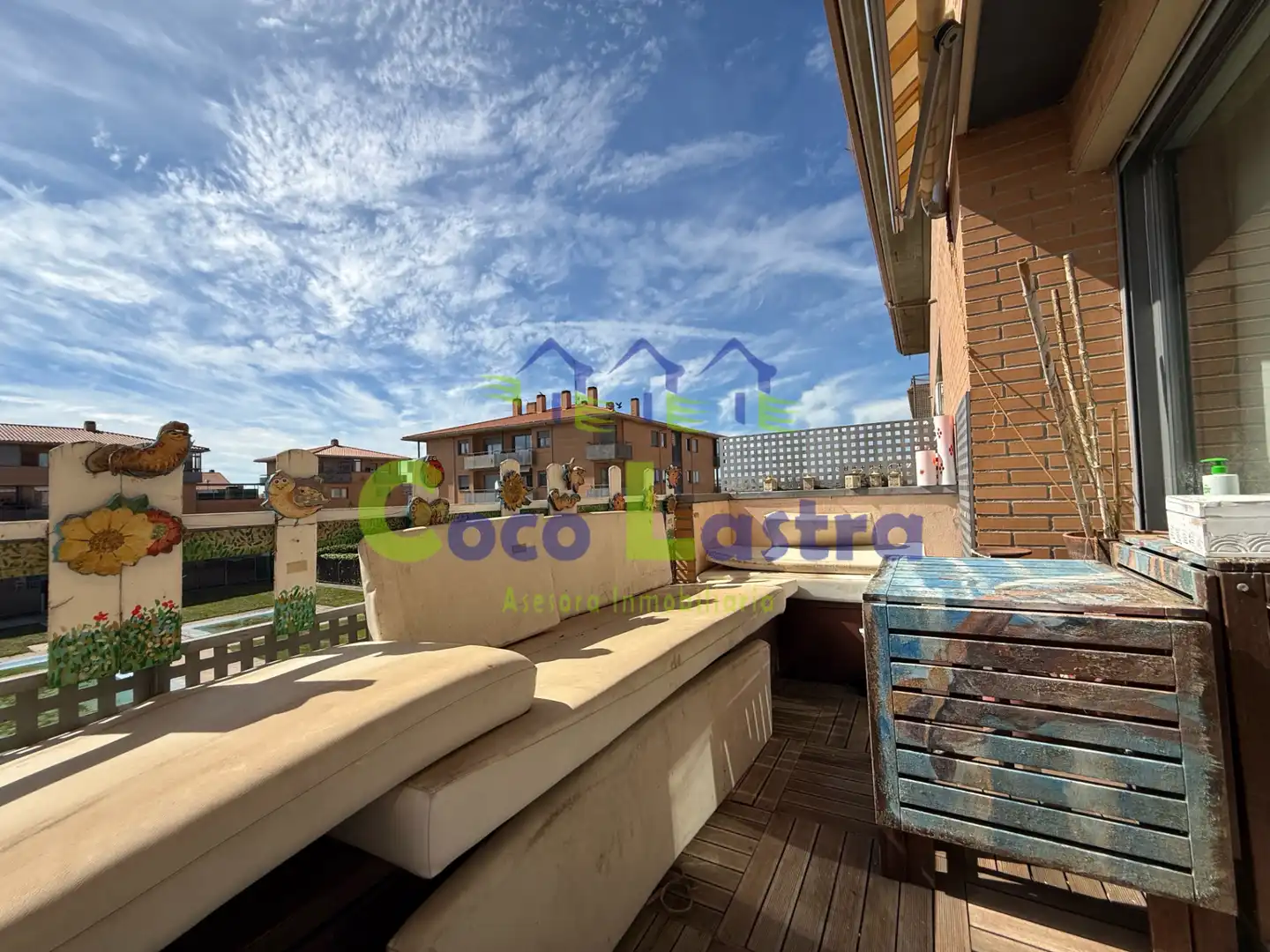 Terrasse von Maisonette zum Verkauf in Salamanca mit Heizung, Terrasse und Ofen