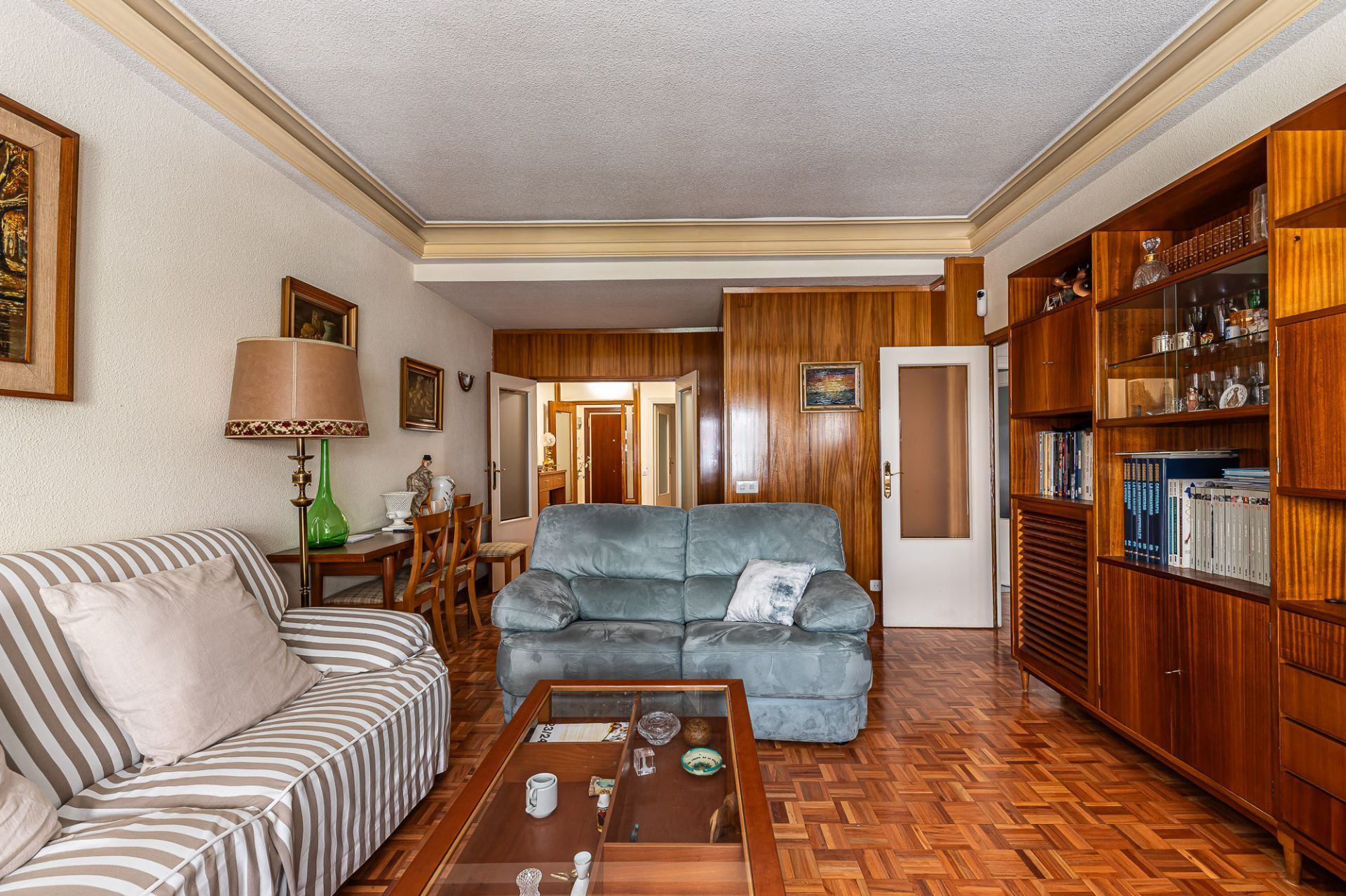 Living room of Flat for sale in  Madrid Capital  with Air Conditioner, Heating and Terrace