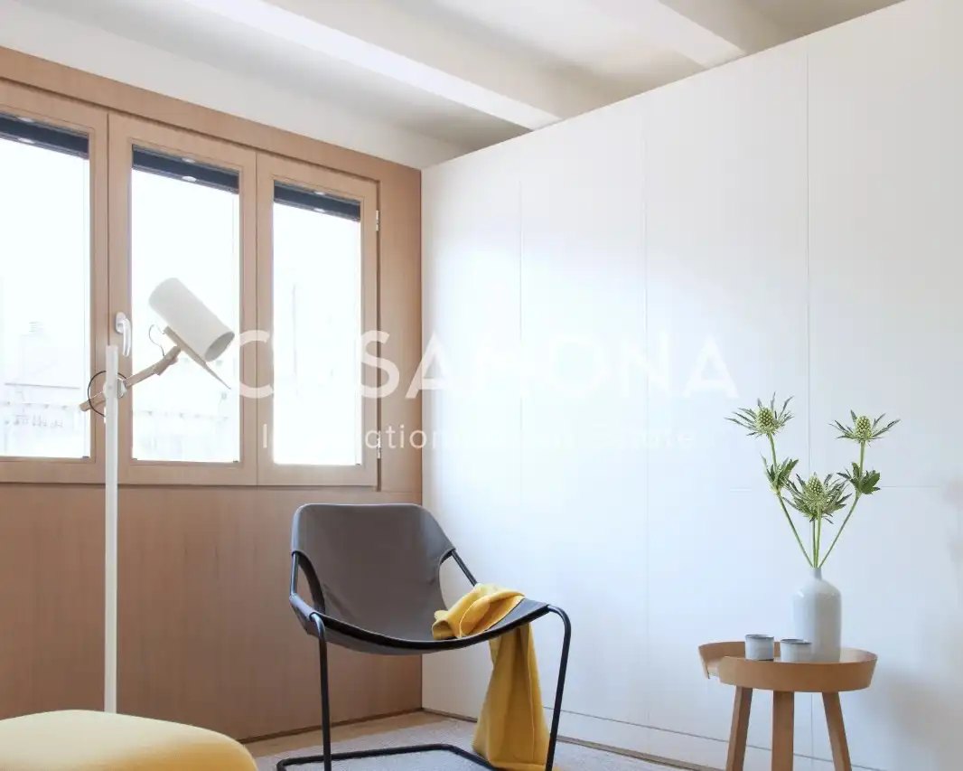 Wohnzimmer von Wohnungen zum Verkauf in Barcelona mit Klimaanlage und Terrasse