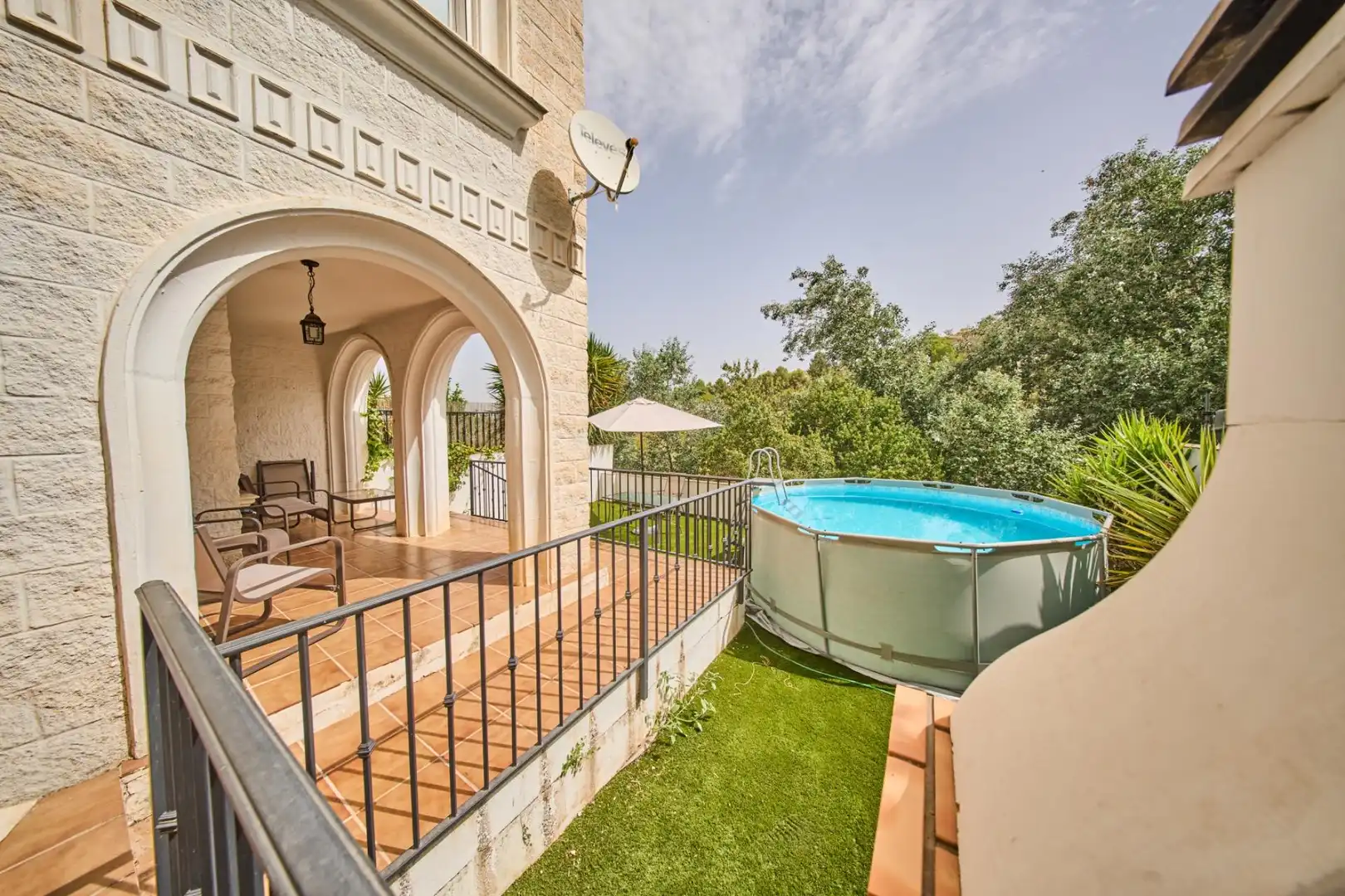 Terrassa de Casa o xalet en venda en Gójar amb Calefacció, Jardí privat i Terrassa
