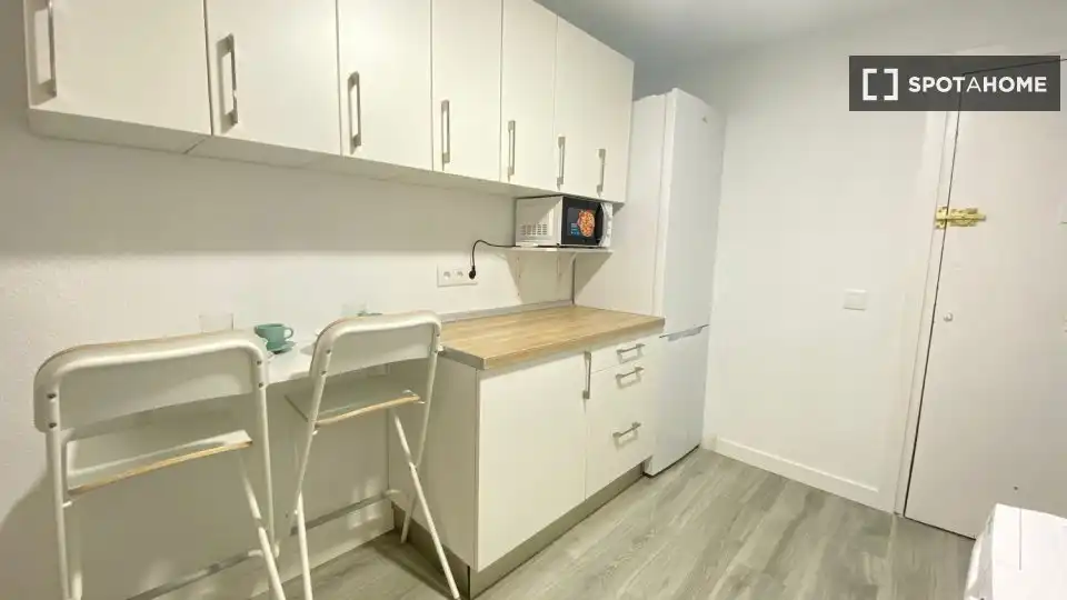 Kitchen of Flat for rent in Madrid  with Air Conditioner, Heating and Furnished