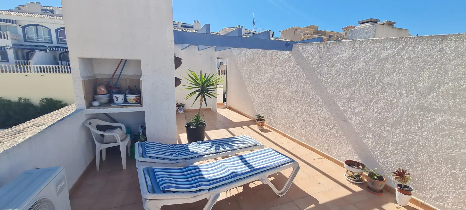 Terrassa de Apartament en venda en Calpe / Calp amb Aire condicionat, Calefacció i Terrassa
