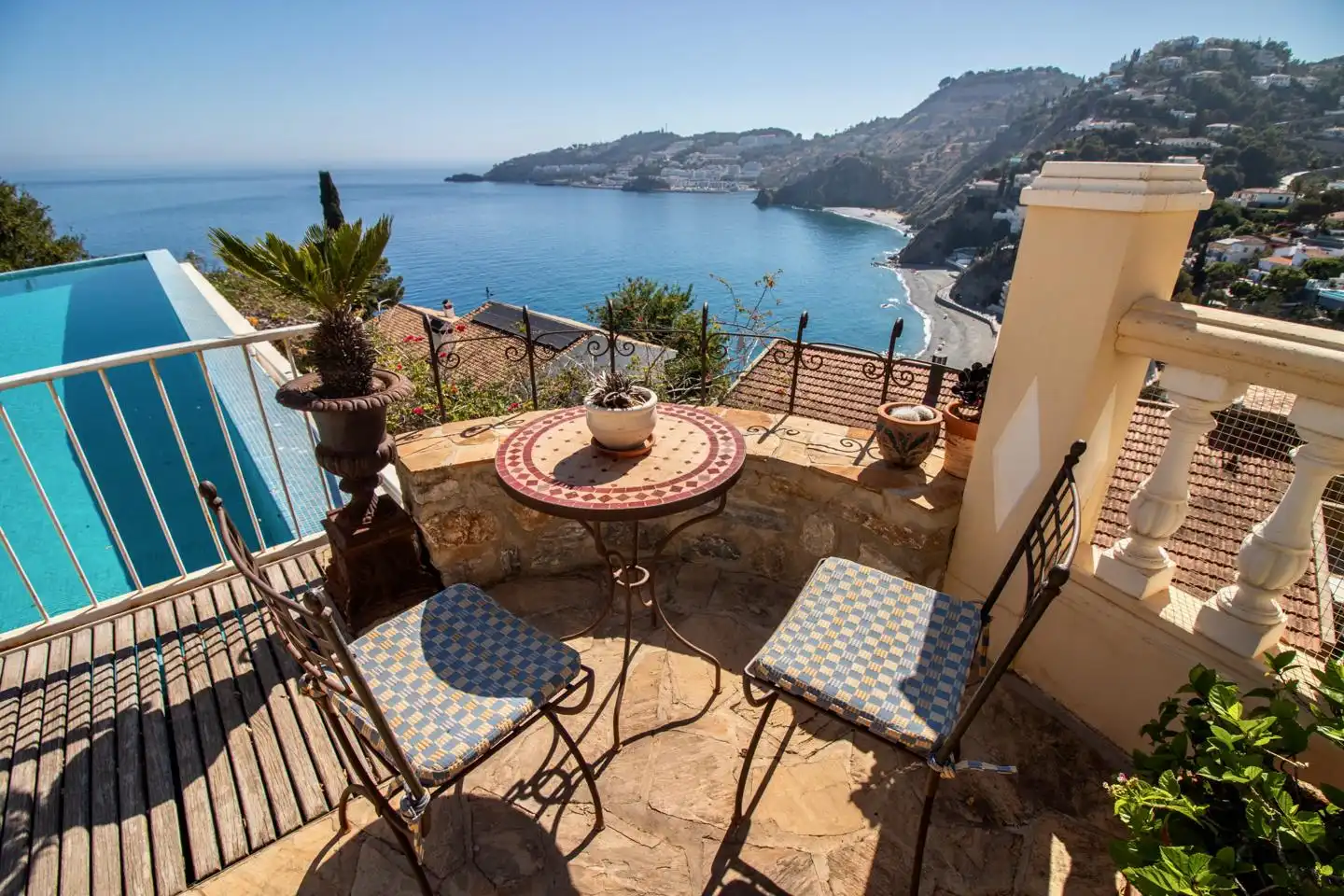 Terrasse von Haus oder Chalet zum Verkauf in Almuñécar mit Klimaanlage, Privatgarten und Terrasse