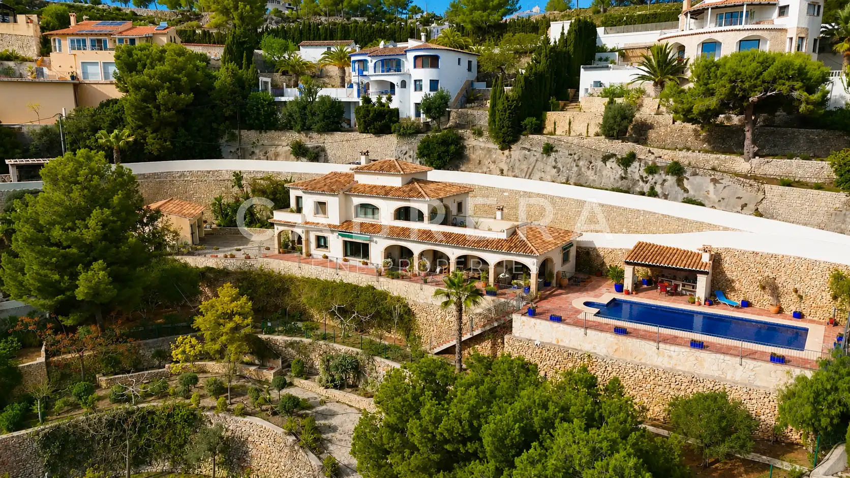 Vista exterior de Casa o chalet en venta en Benissa con Aire acondicionado, Calefacción y Jardín privado