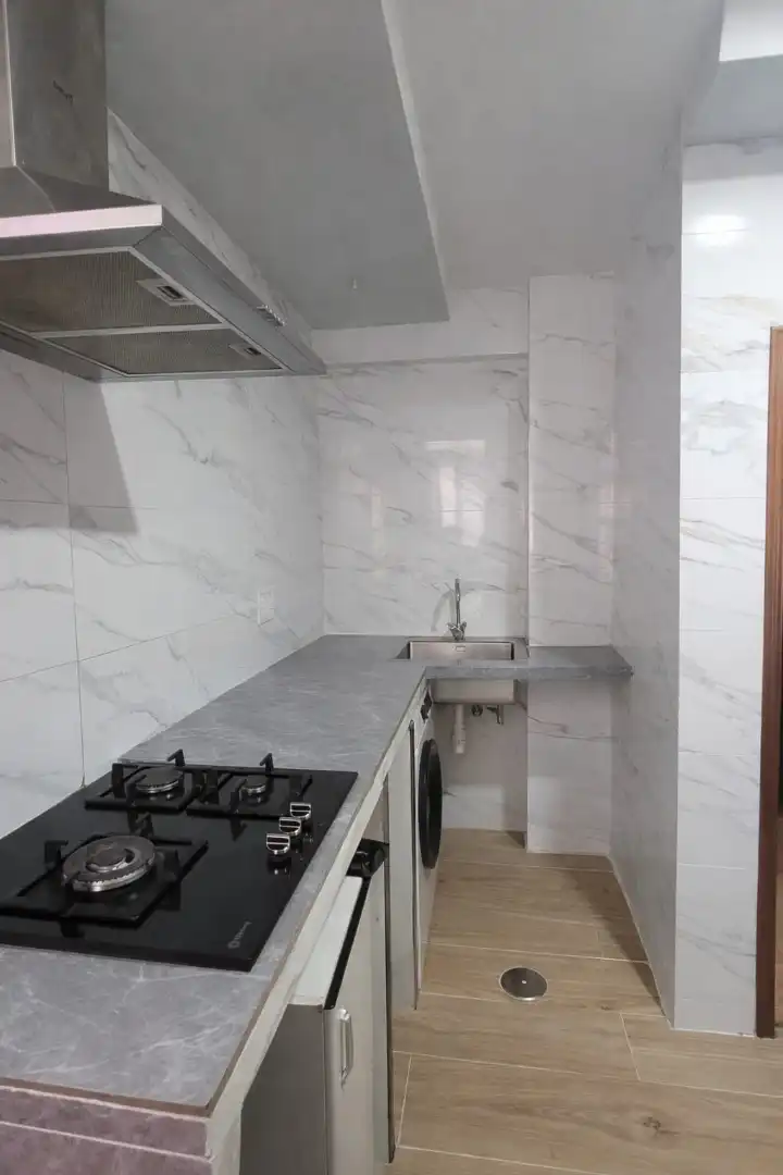 Kitchen of Flat for sale in Madrid  with Terrace and Furnished