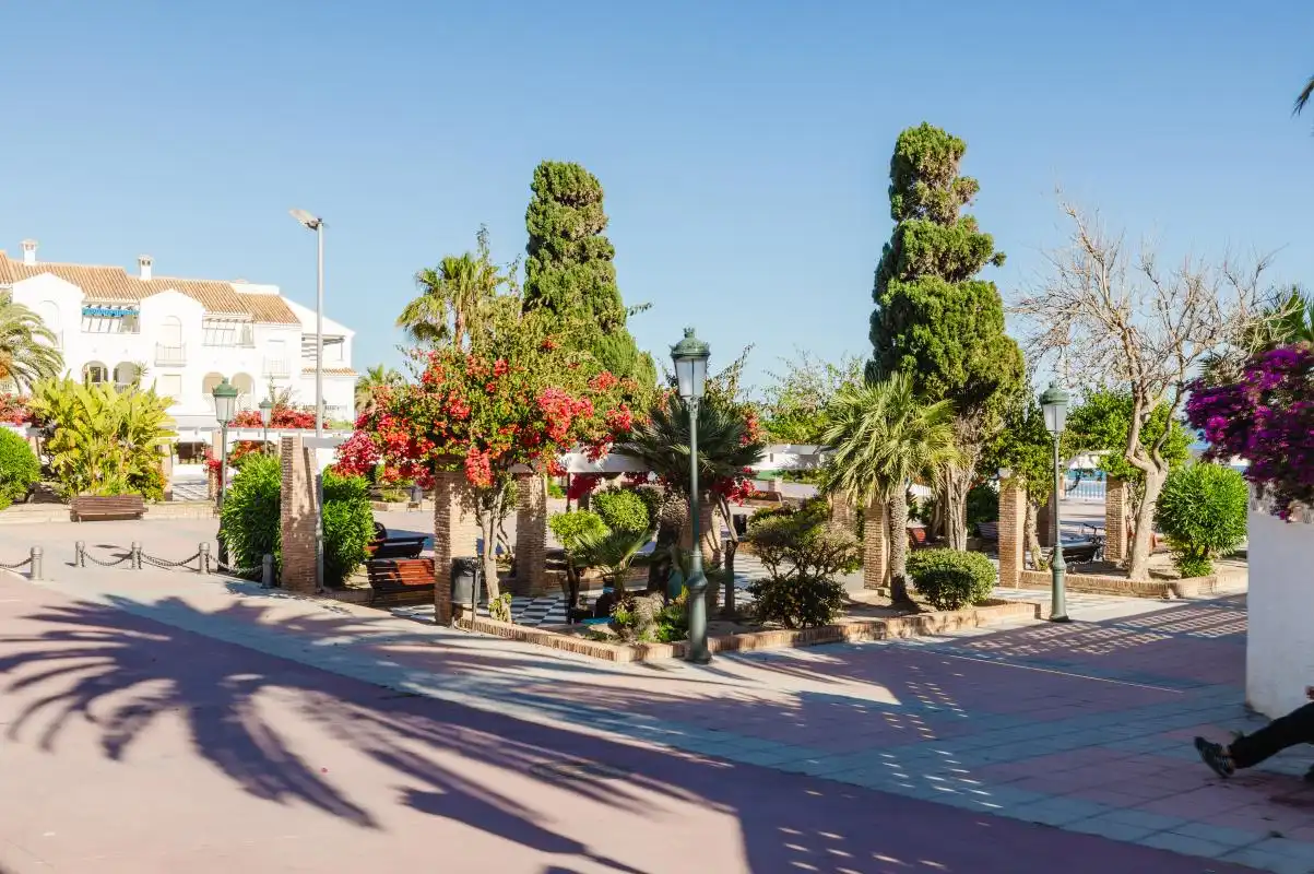 Exterior view of Flat for sale in Nerja  with Air Conditioner, Heating and Storage room